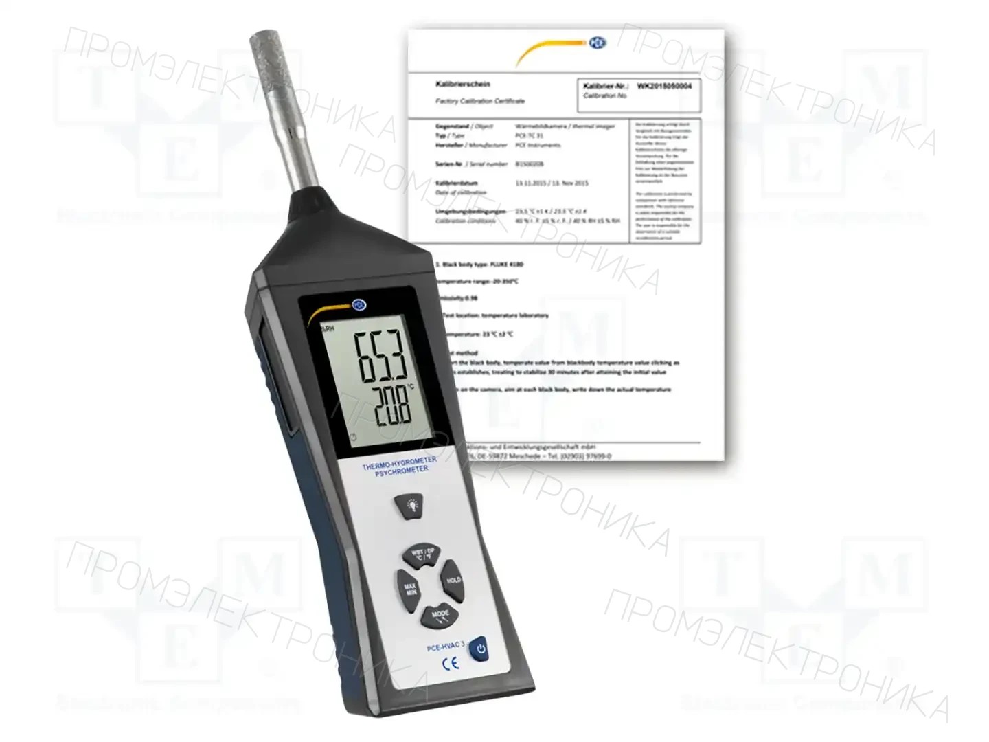 PCE INSTRUMENTS PCE-HVAC 3S-ICA — Термогигрометры