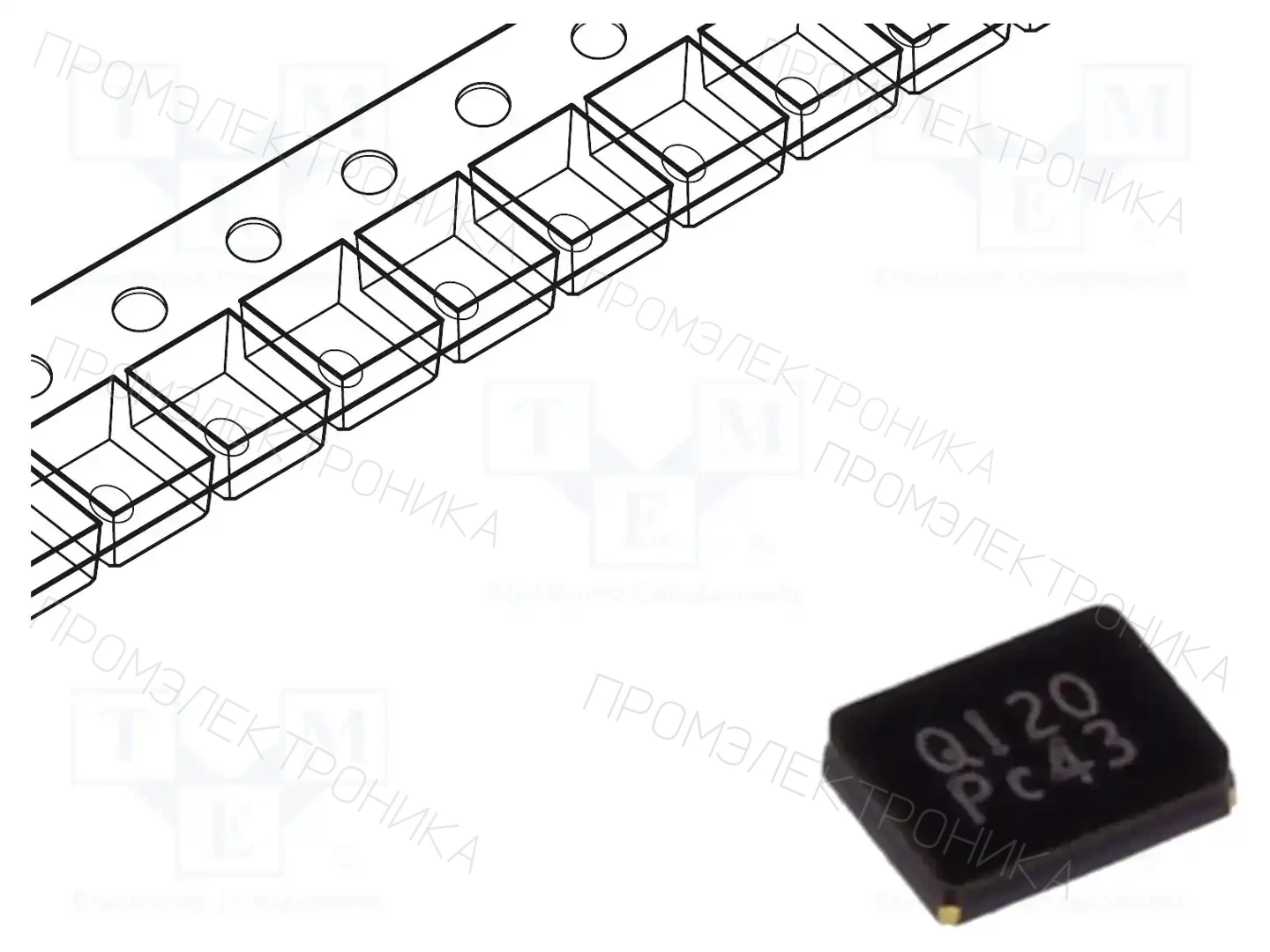 QST QT325G-12.000MDDJ-T — Резонаторы и генераторы