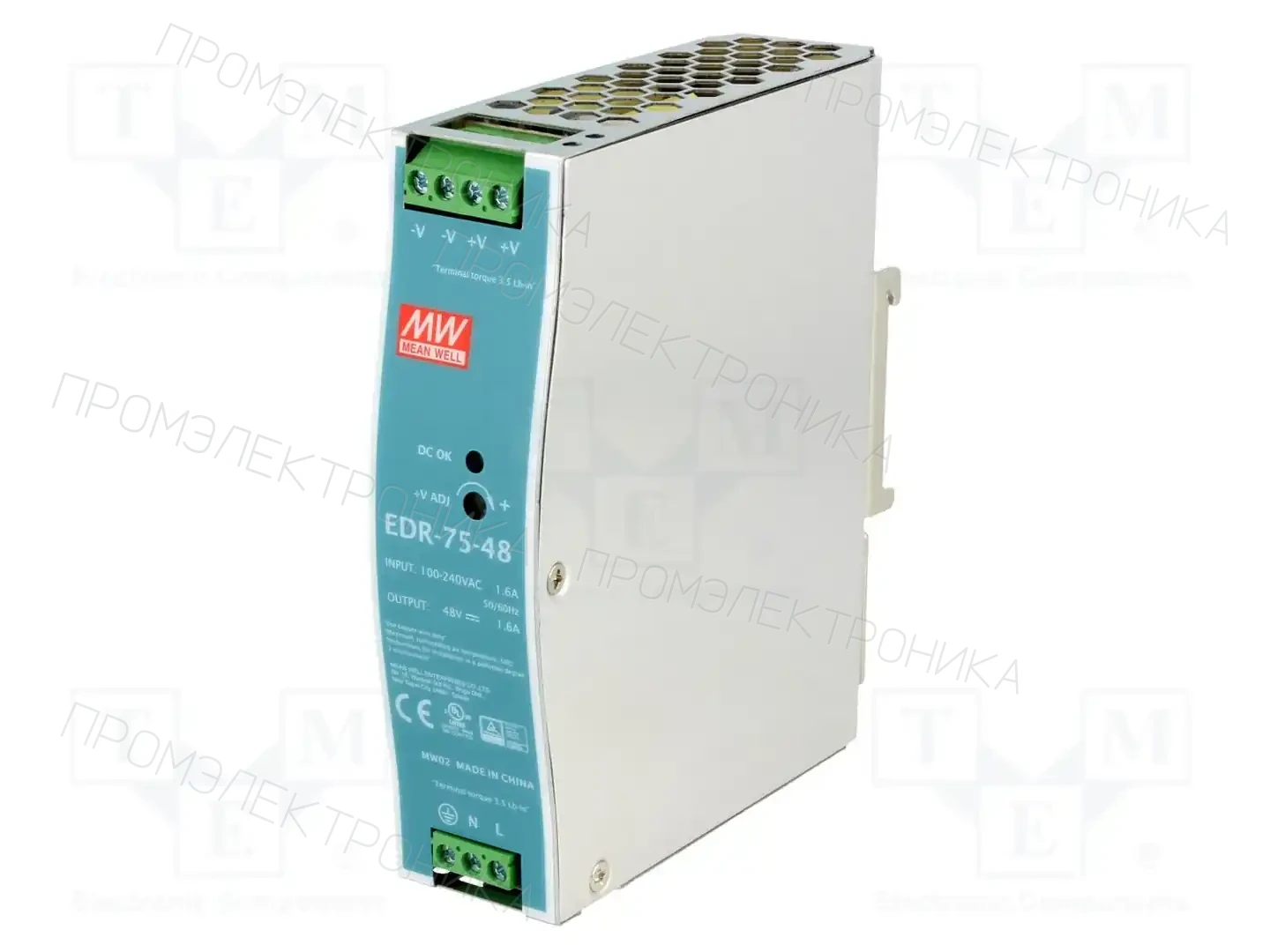 MEAN WELL EDR-75-48 — Блоки питания на DIN-рейку
