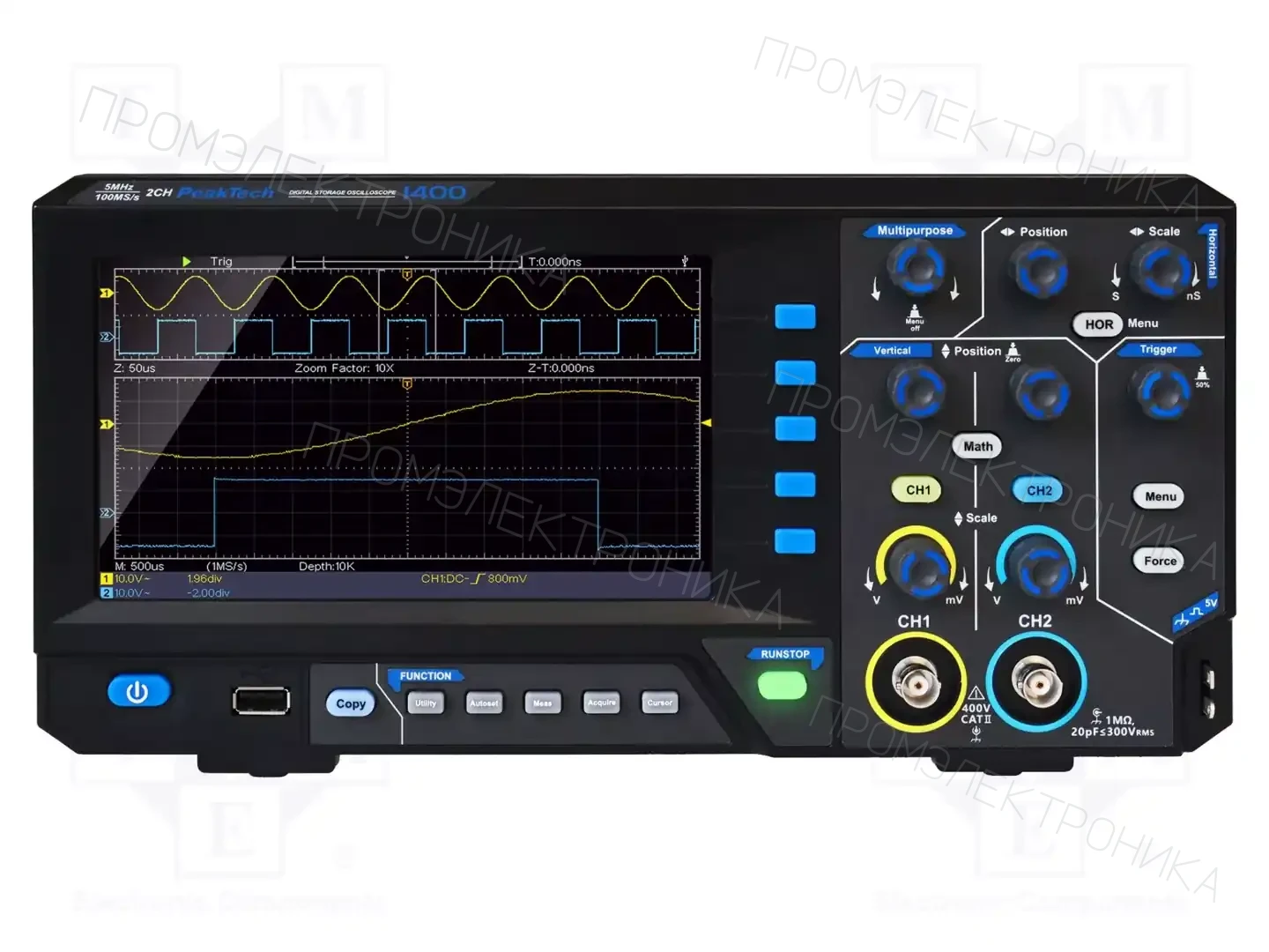 PEAKTECH P 1400 — Осциллоскопы цифровые