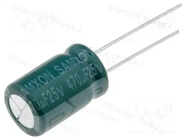 SAMXON EGF477M1EG16RRSHP — Конденсаторы электролитические THT