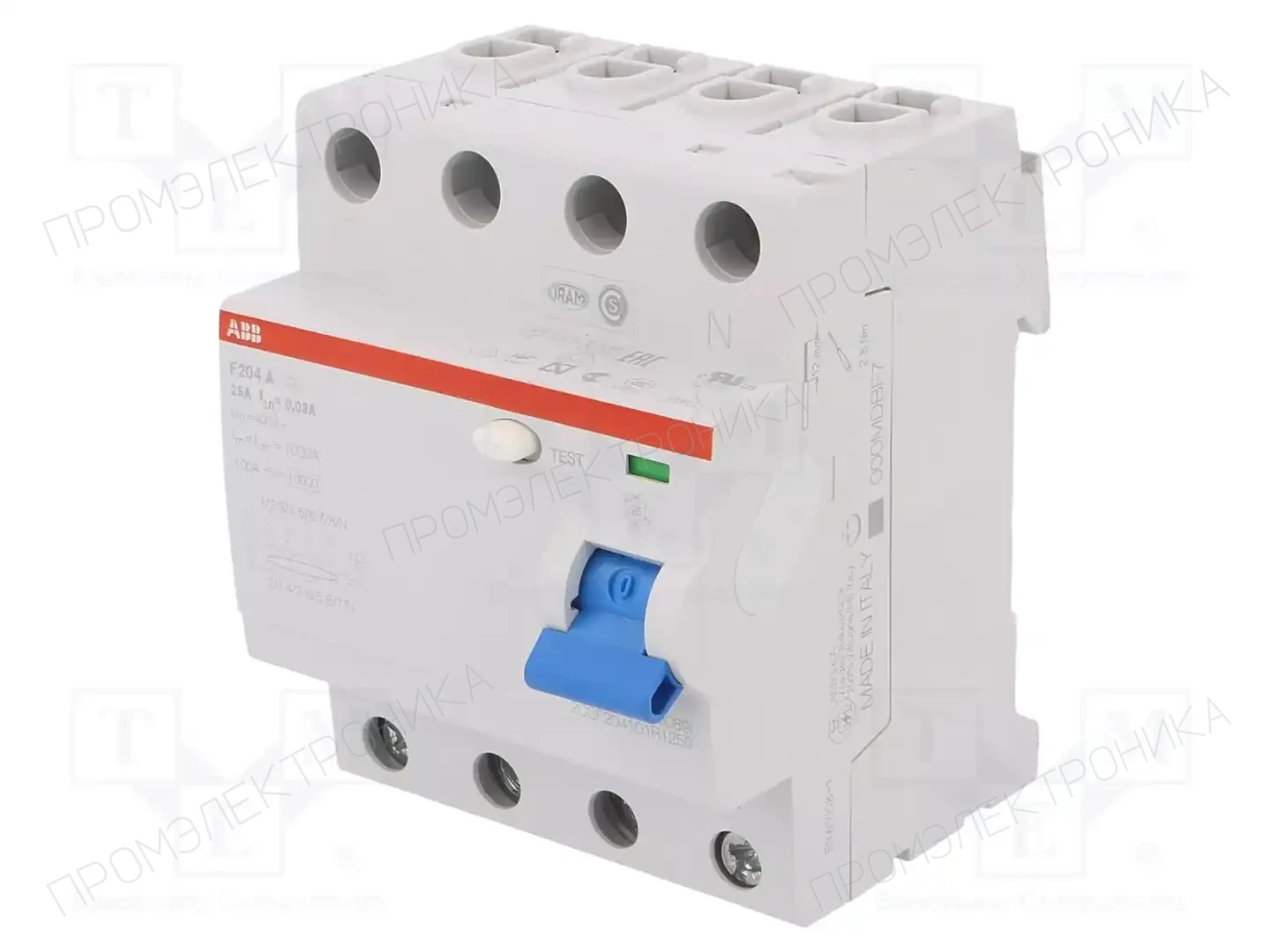 ABB 2CSF204101R1250 — Дифференциальные выключатели