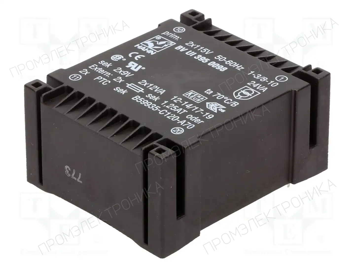 HAHN BV UI 395 0098 — Трансформаторы PCB