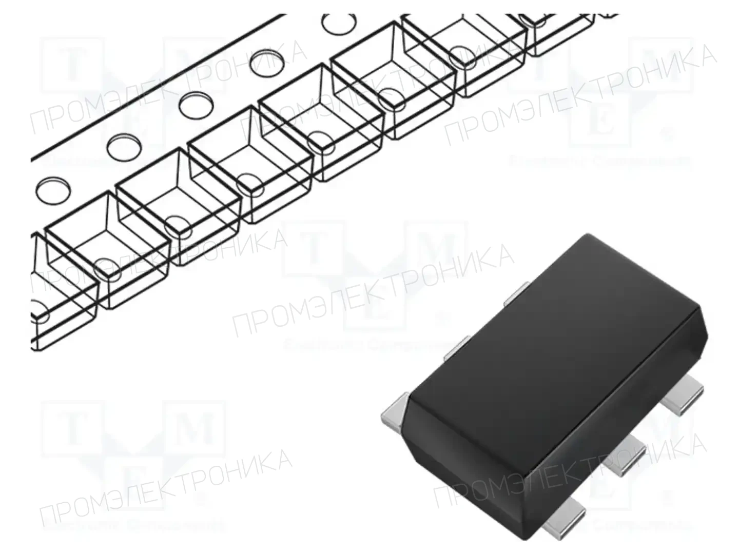 TOSHIBA HN1B04FE-GR,LF(T — Комплементарные пары транзисторов