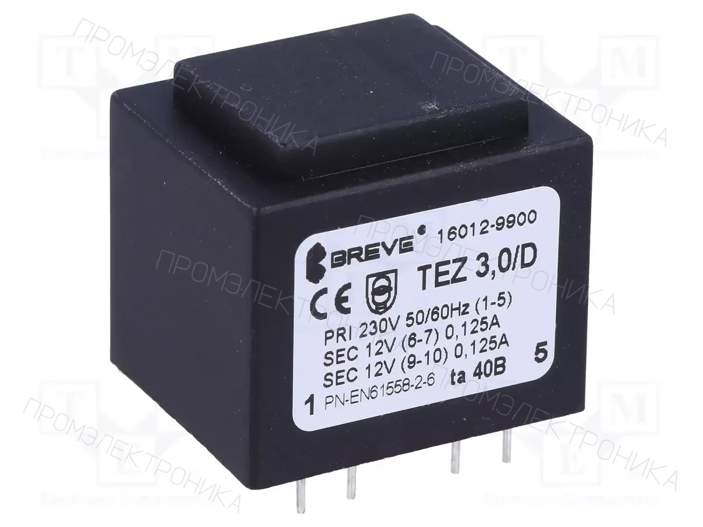 BREVE TUFVASSONS 16012-9900 — Трансформаторы PCB