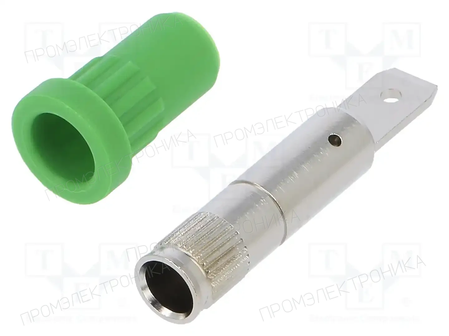 SCHÜTZINGER EPB 6792 NI / FST 4.8X0.8 / GN — Гнезда банановые 4мм
