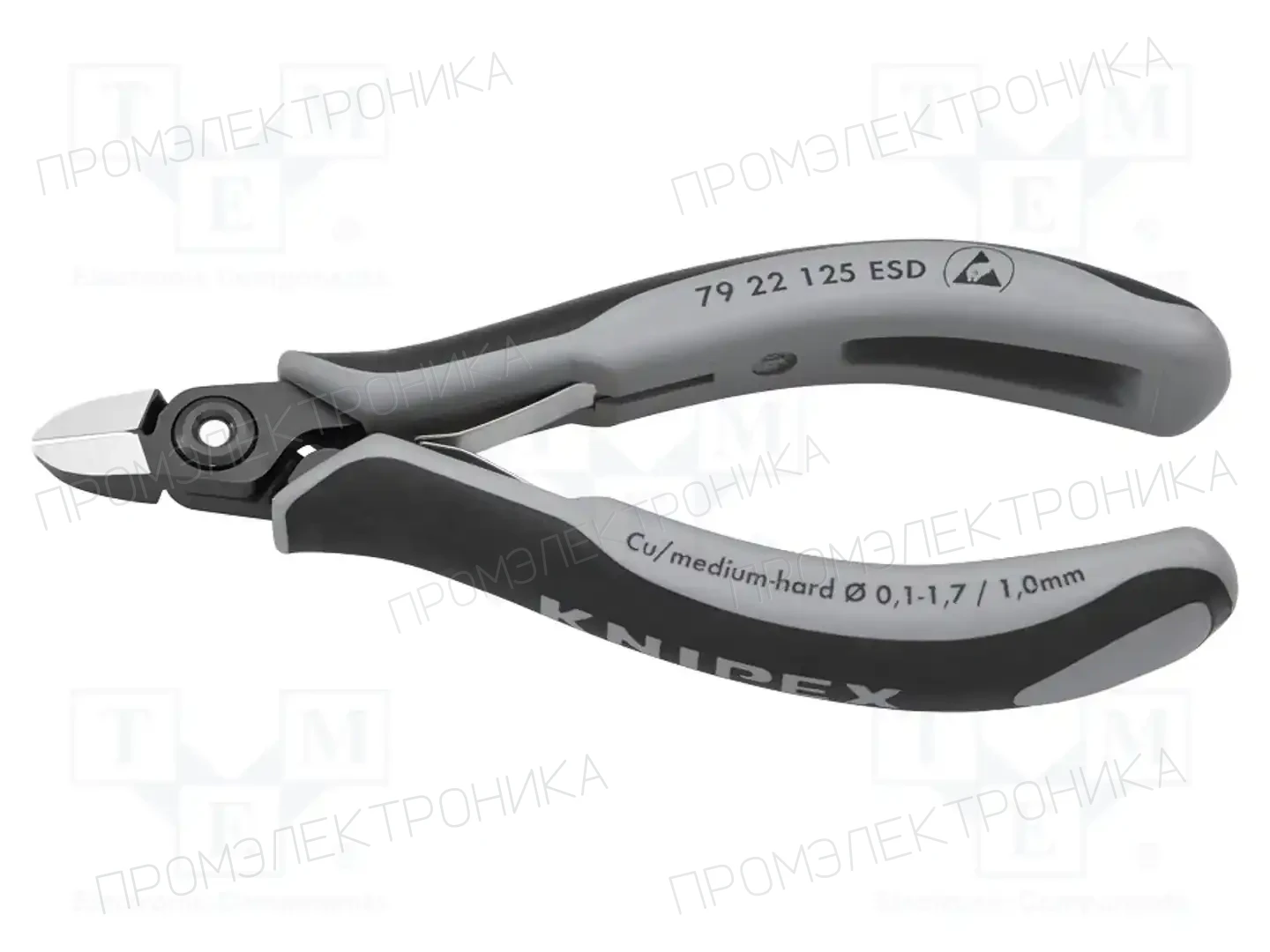 KNIPEX 79 22 125 ESD — Клещи-кусачки для резки