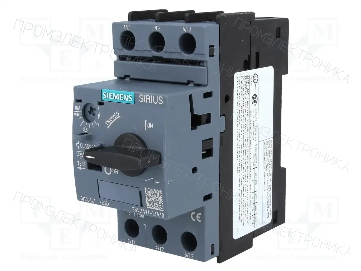 SIEMENS 3RV2411-1JA10 — Выключатели двигательные