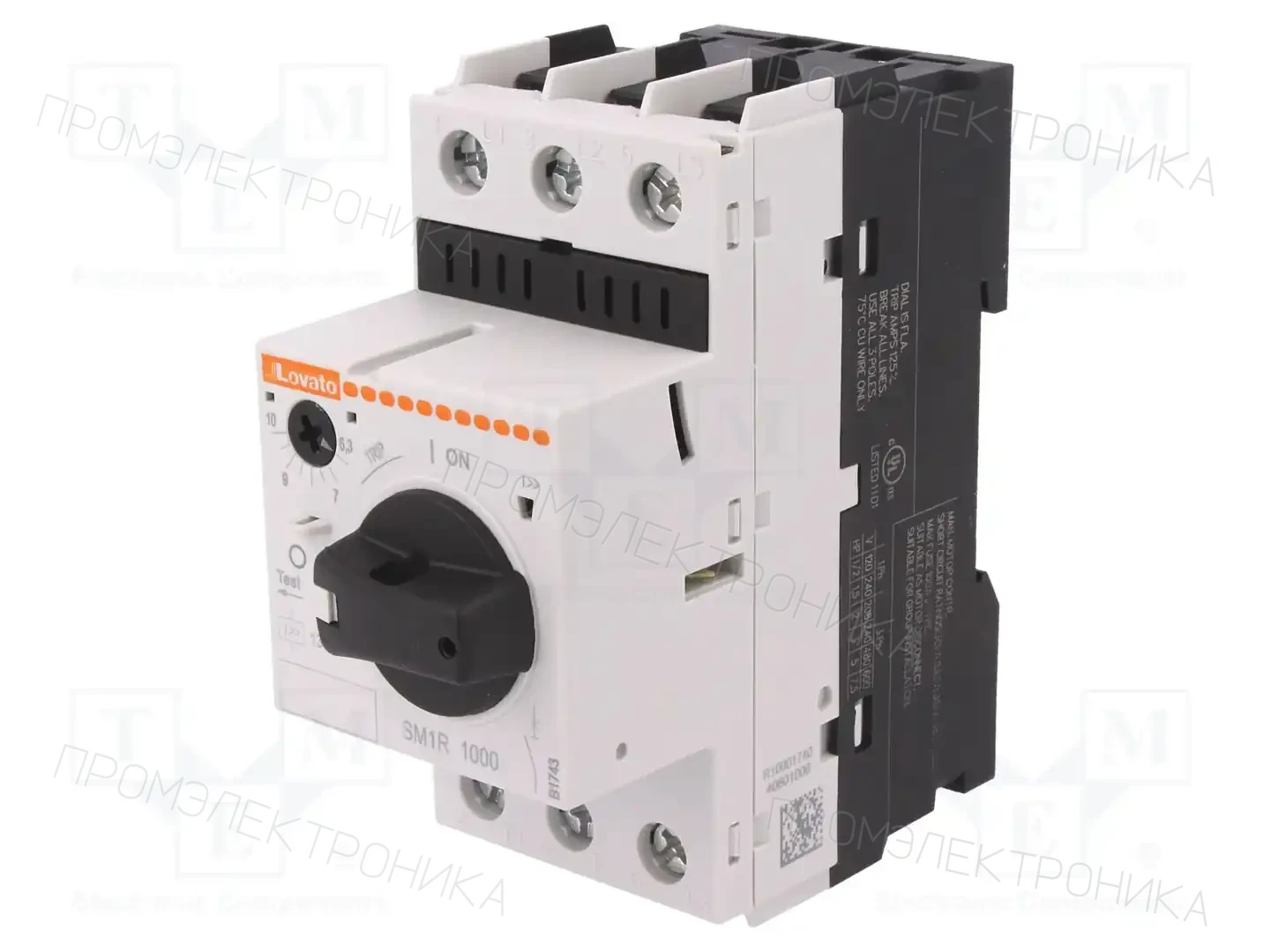 LOVATO ELECTRIC SM1R1000 — Выключатели двигательные