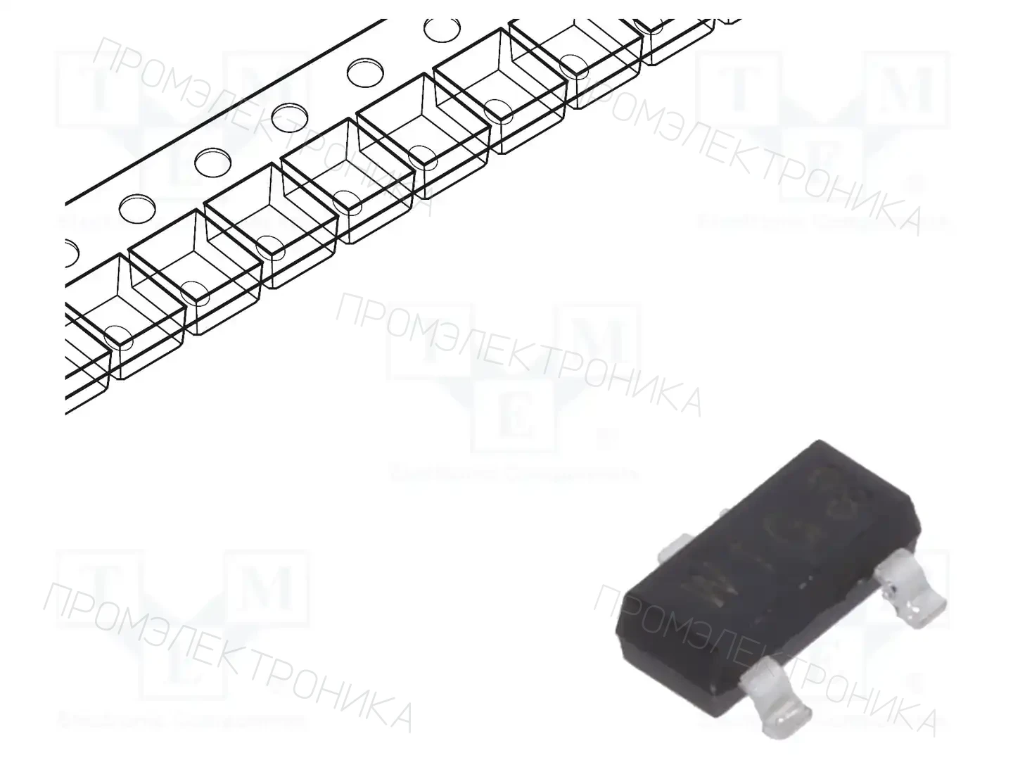 NEXPERIA PMBTA06,215 — Транзисторы NPN SMD
