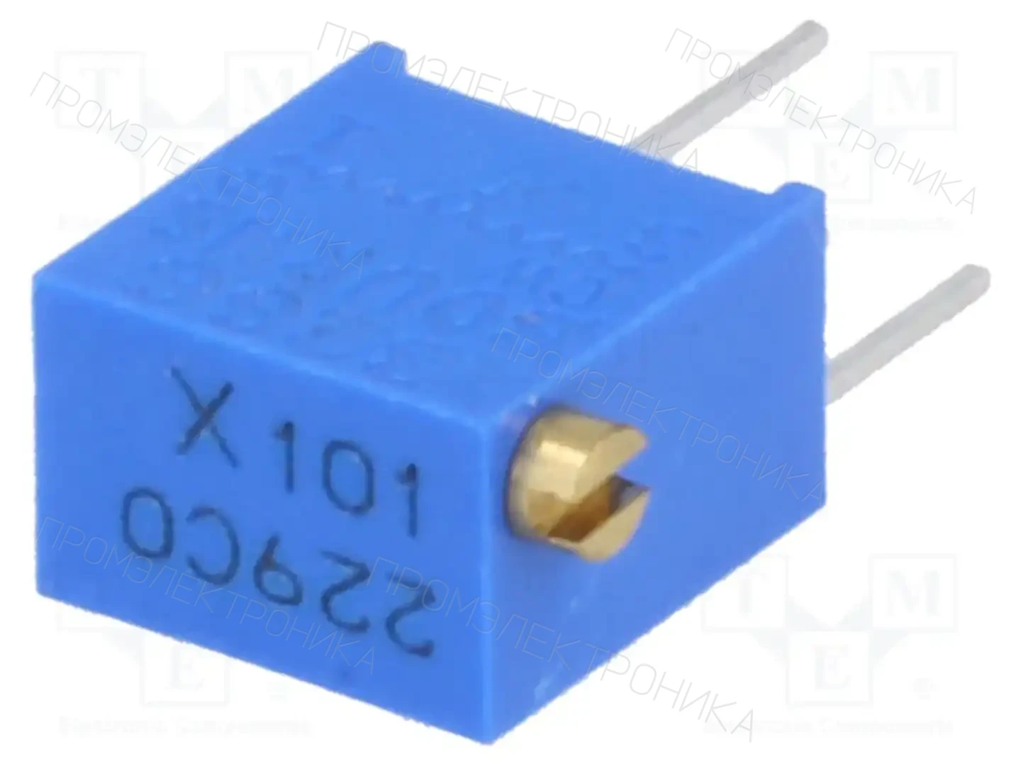 BOURNS 3266X-1-101LF — Потенциометры THT многооборотные 1/4 дм