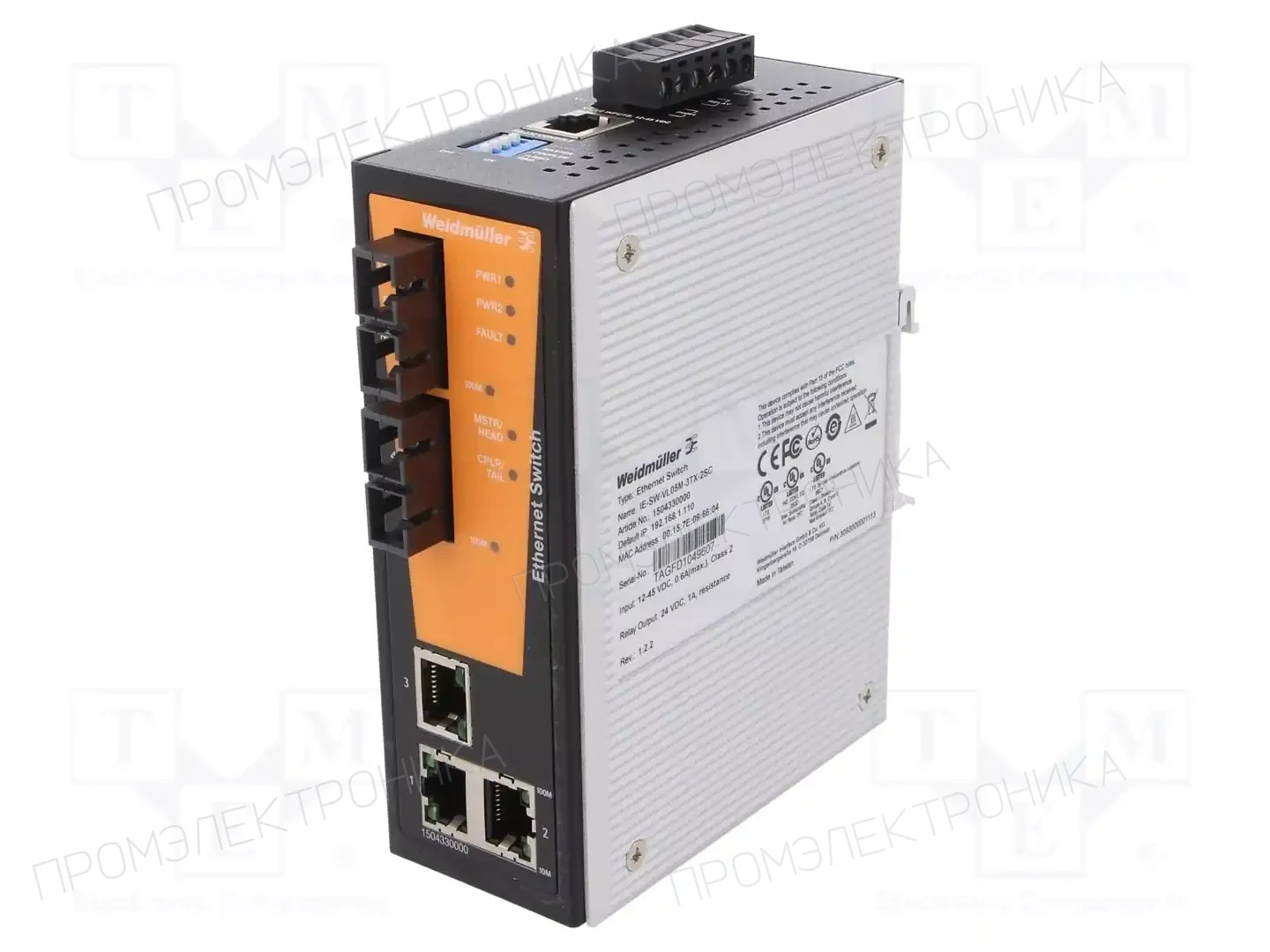 WEIDMÜLLER IE-SW-VL05M-3TX-2SC — Промышленные сети