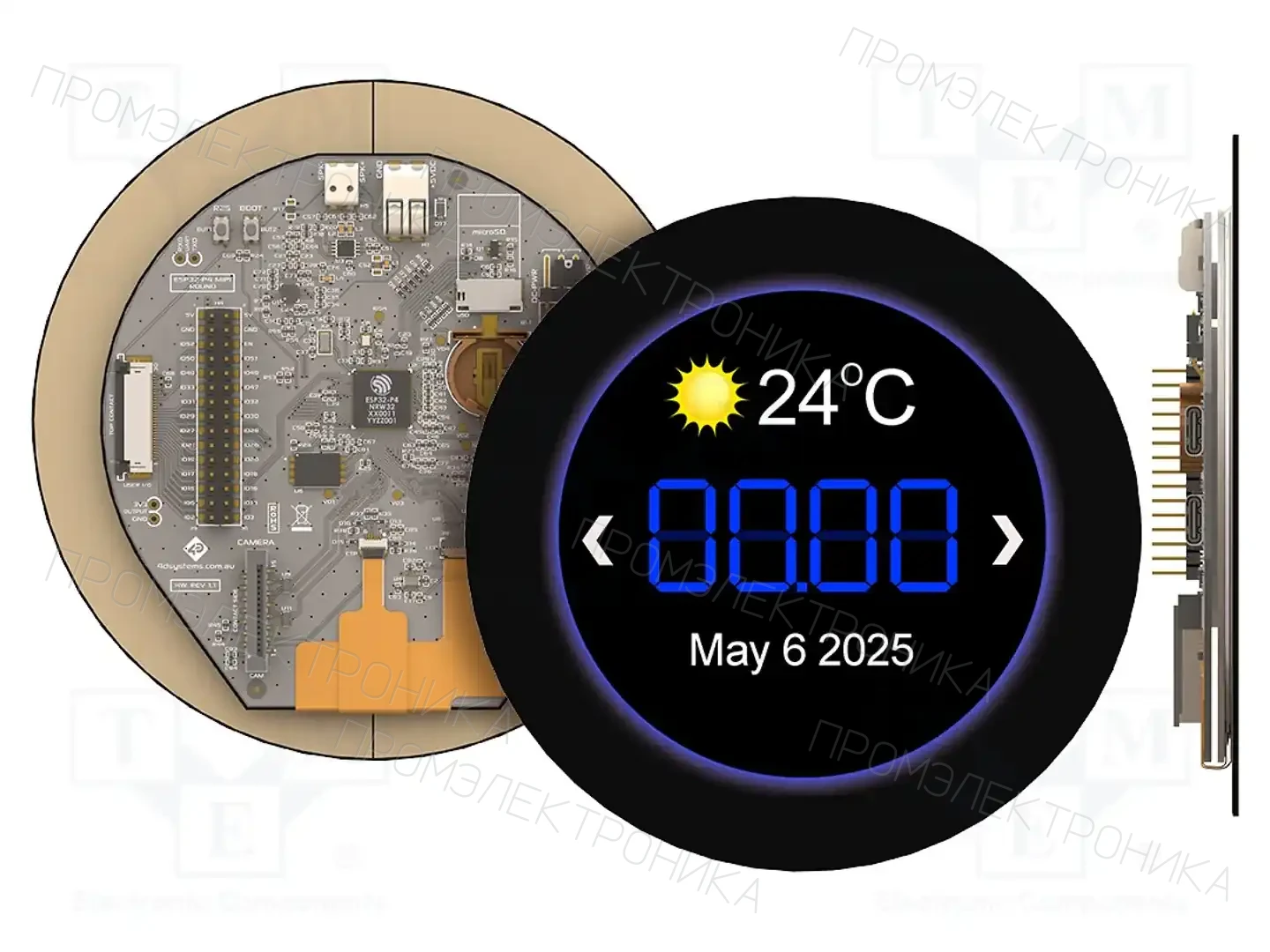 4D Systems ESP32-P4-34RCT-CLB — Интеллигентные дисплеи