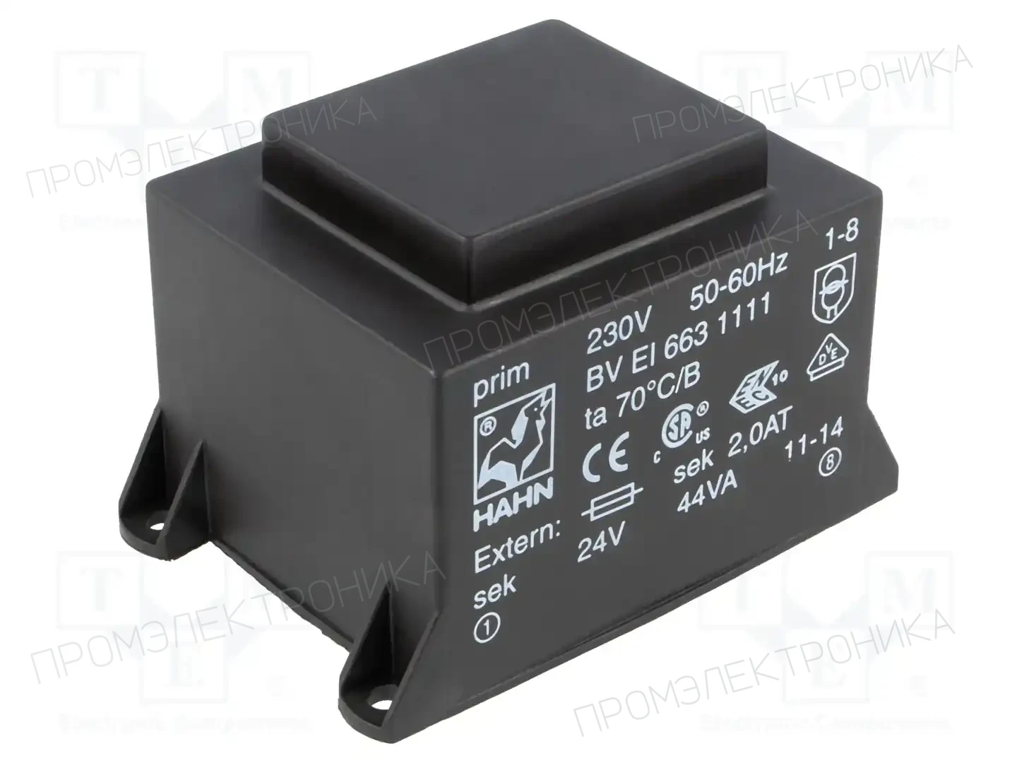 HAHN BV EI 663 1111 — Трансформаторы PCB