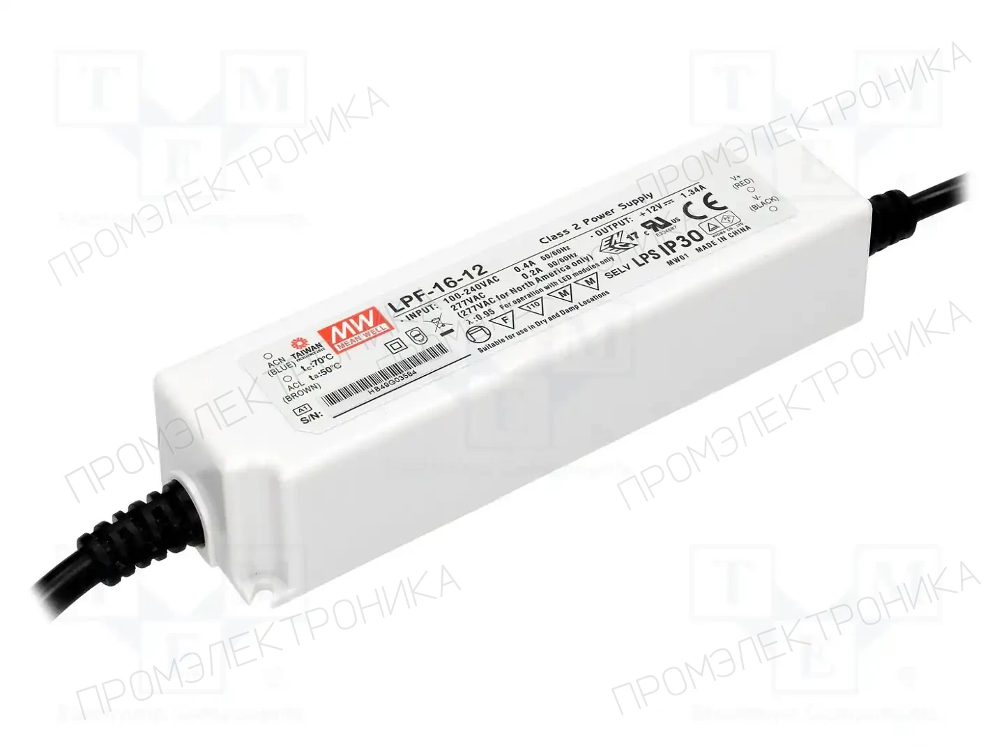 MEAN WELL LPF-16-12 — Блоки питания для LED