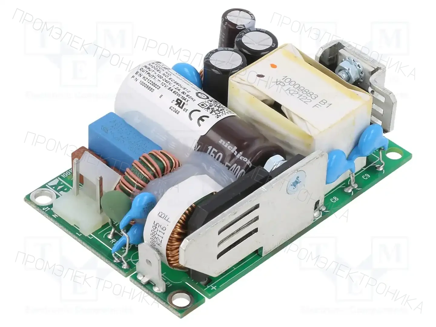 XP POWER ECS60US12 — Открытые блоки питания