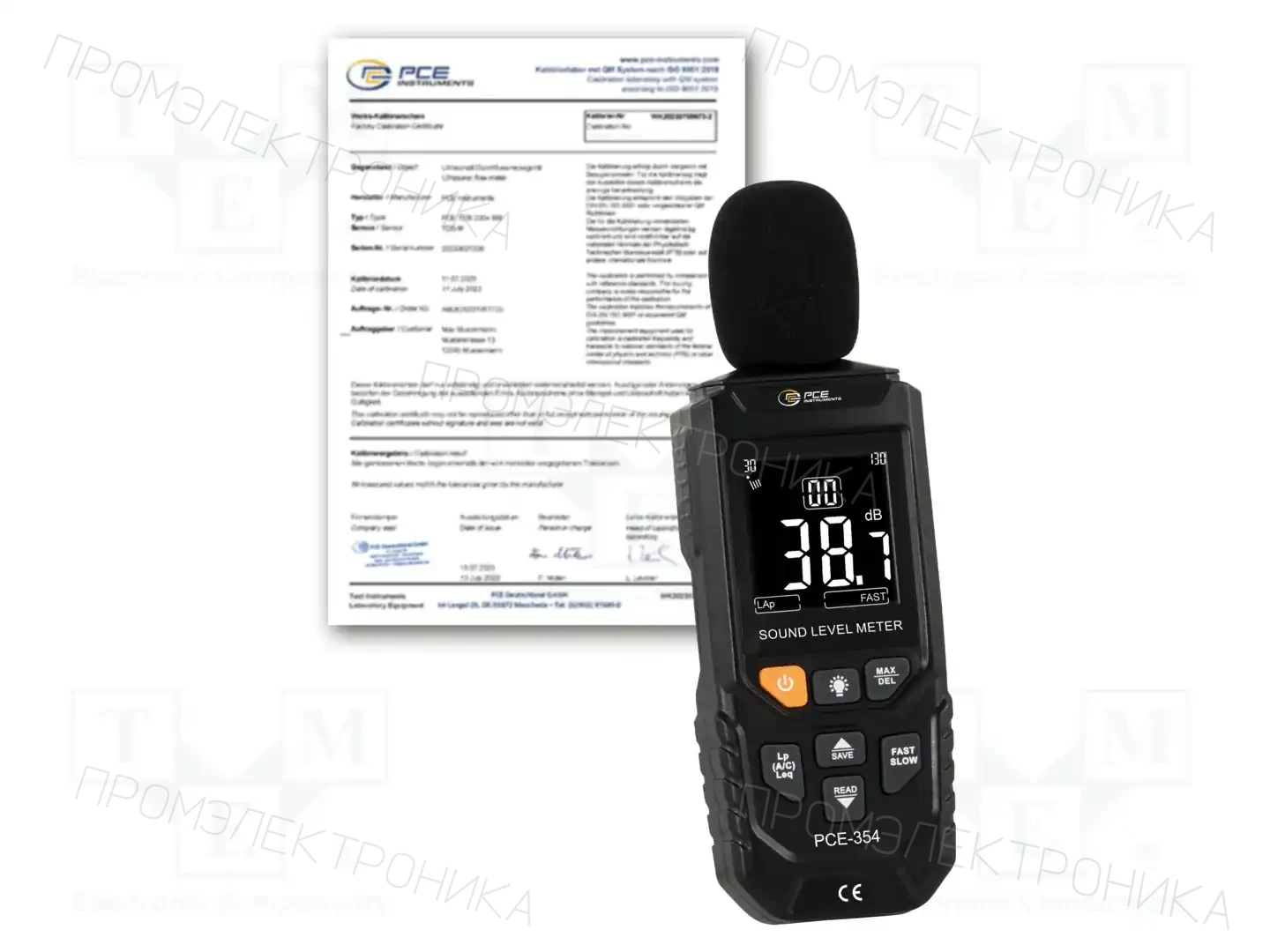 PCE INSTRUMENTS PCE-354-ICA — Измерители интенсивности звука