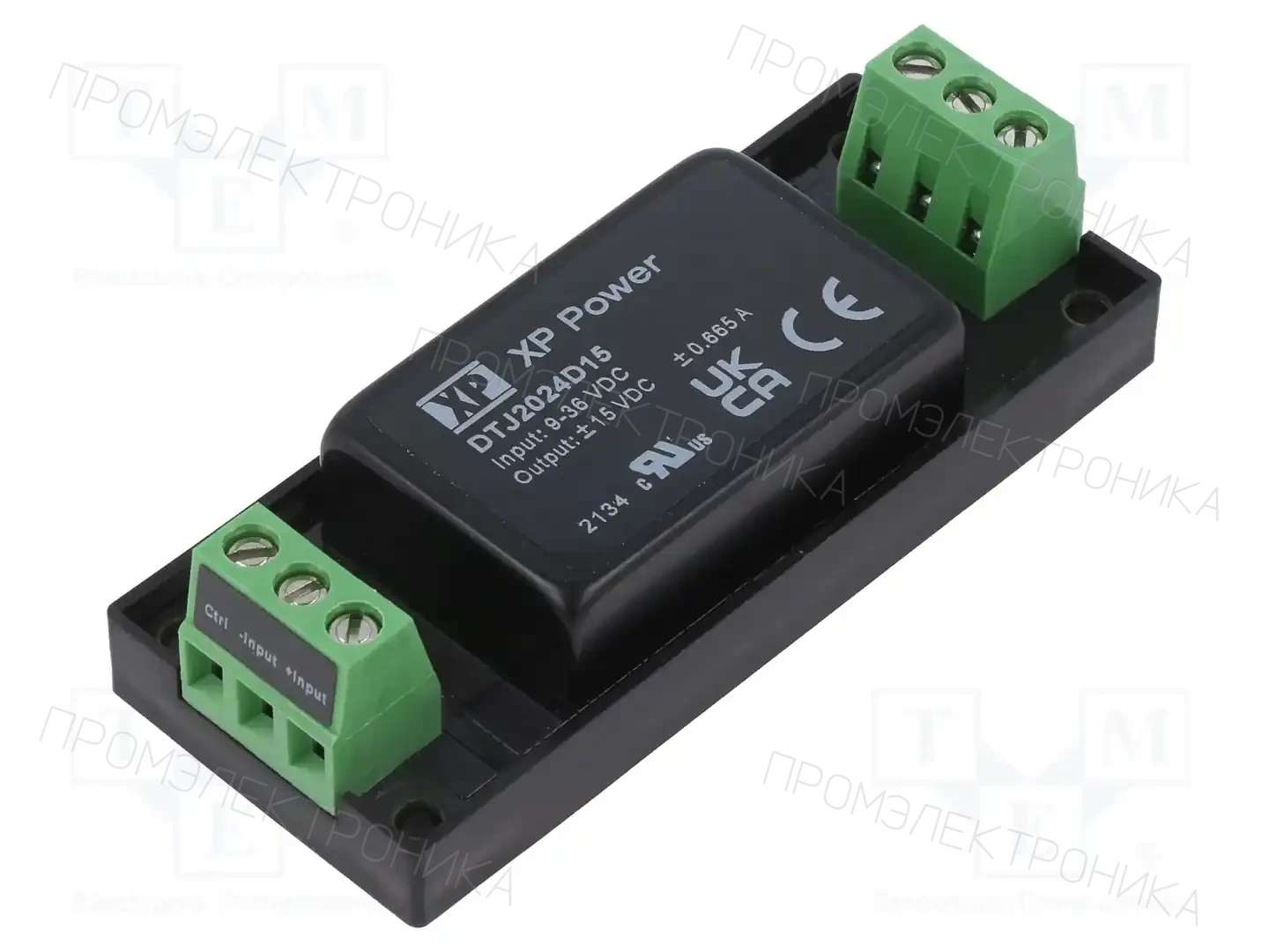 XP POWER DTJ2024D15 — Преобразователи DC/DC