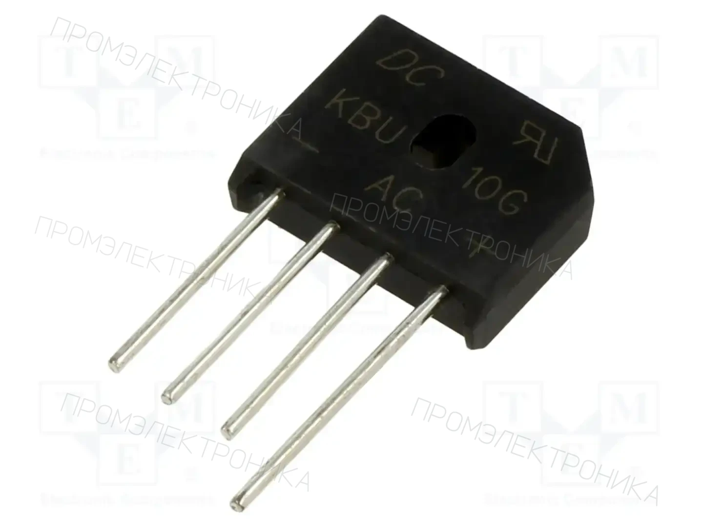 DC COMPONENTS KBU10G — Однофазные мосты диодные плоские