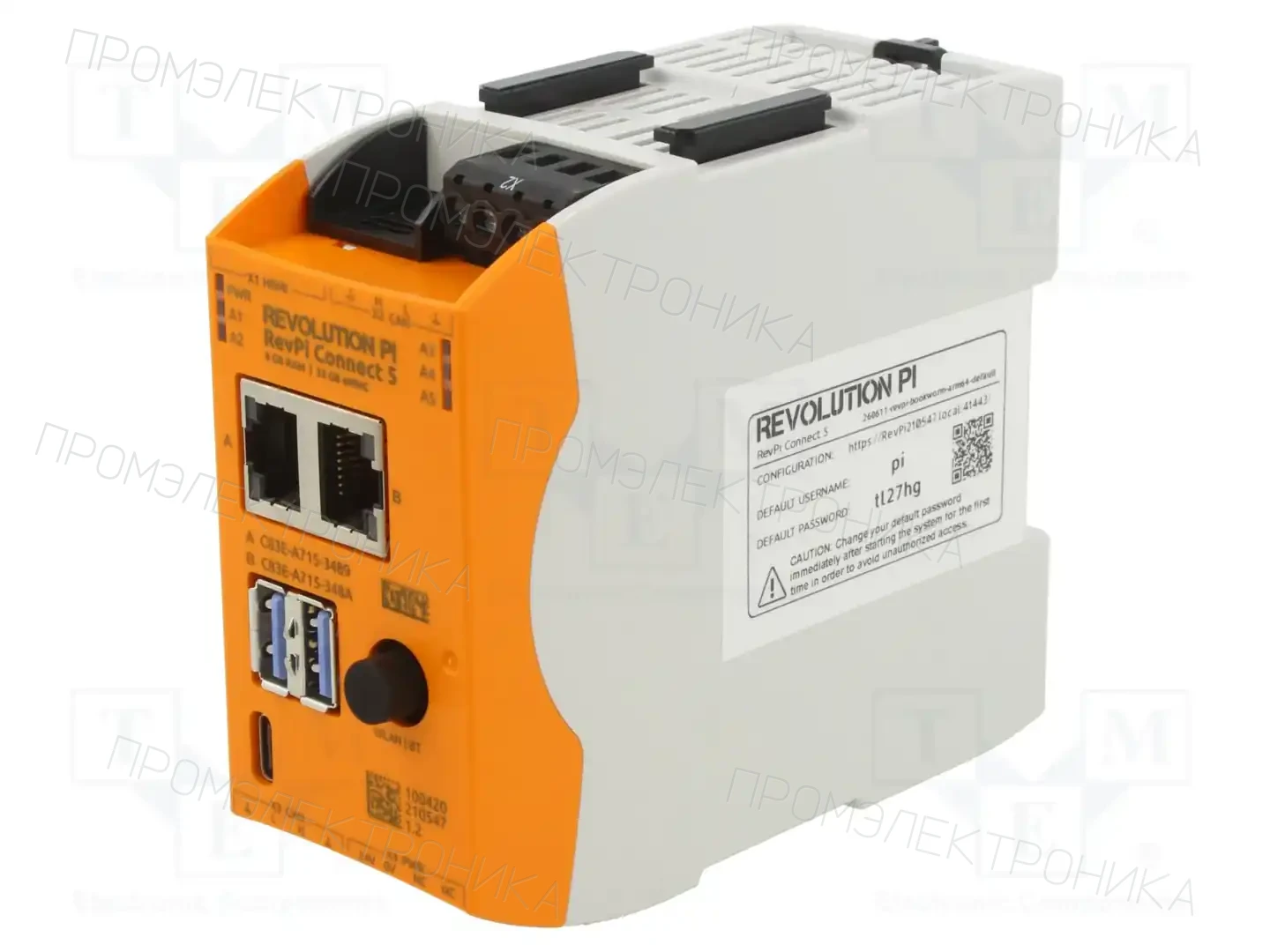 KUNBUS REVPI CONNECT 5 32GB 8GB WLAN 2XCAN FD — Контроллеры PLC