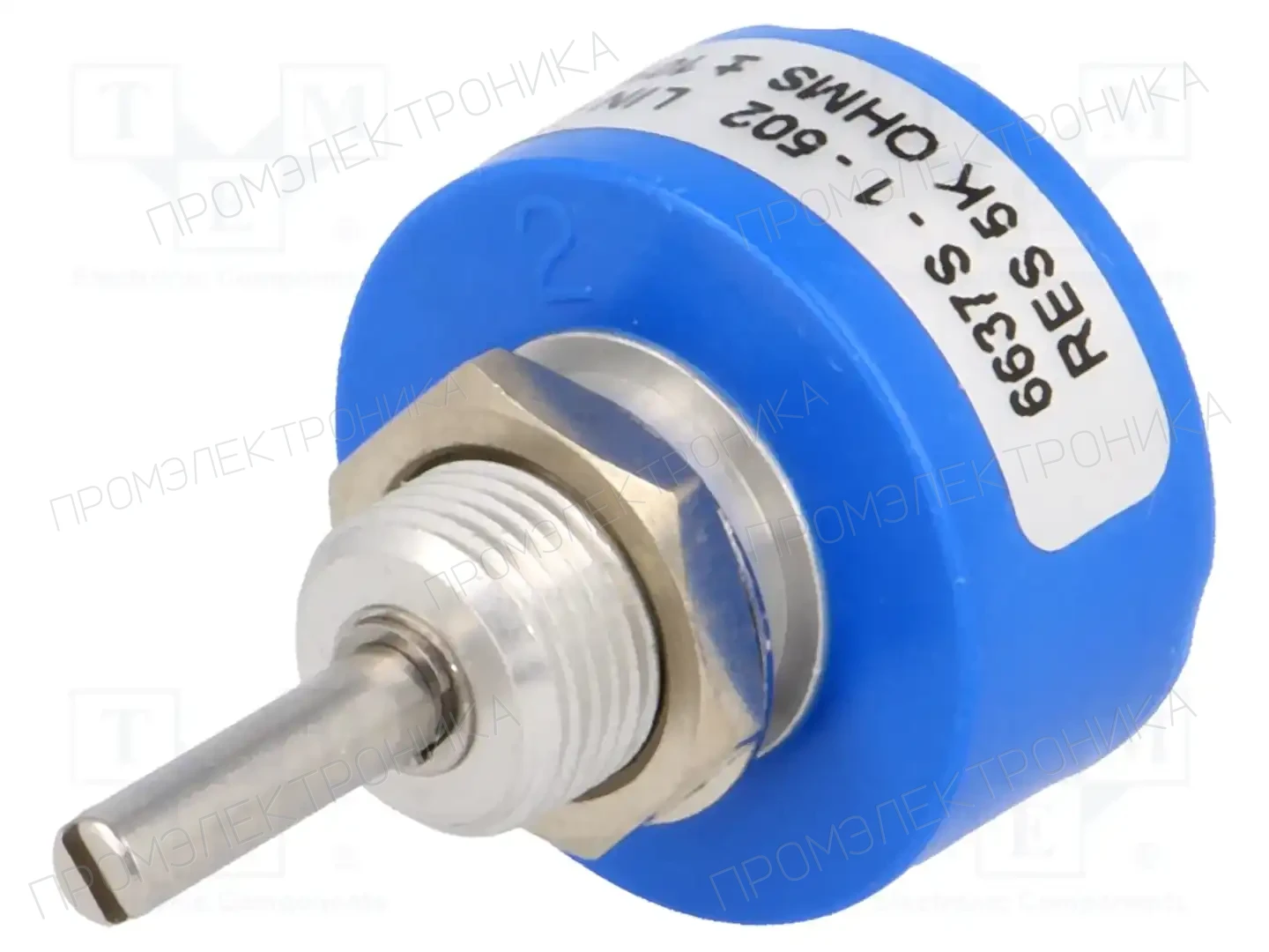 BOURNS 6637S-1-502 — Потенциометры одноооб. из пров. пластика