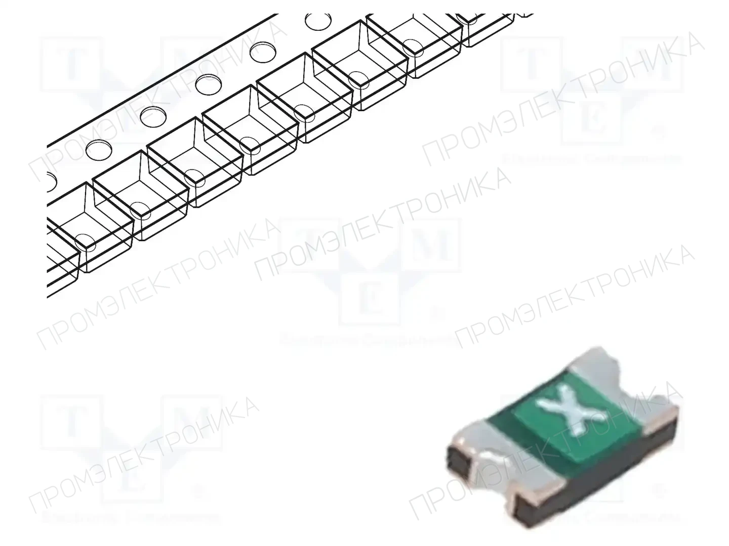 BEL FUSE 0ZCM0008FF2G — Предохранители полимерные SMD