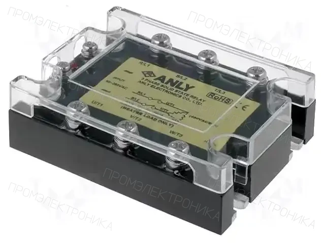 ANLY ELECTRONICS ASR-3PH90AA-H — Реле SSR трехфазные