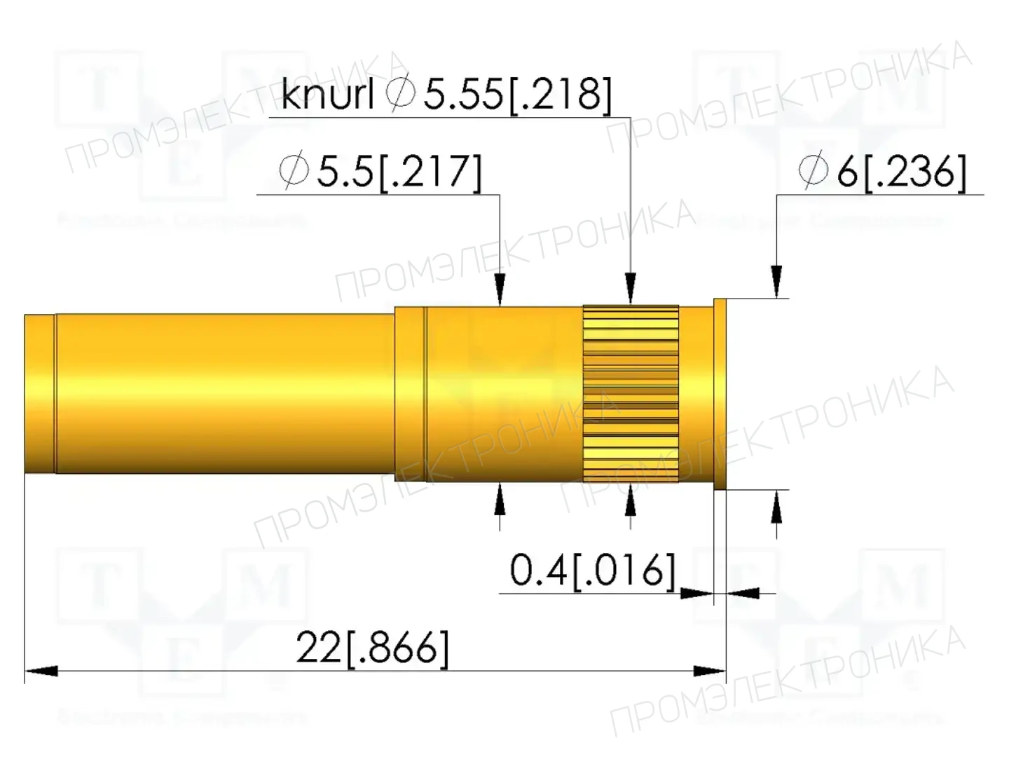 INGUN KS-810M5-R — Гнёзда для измерительных щупов