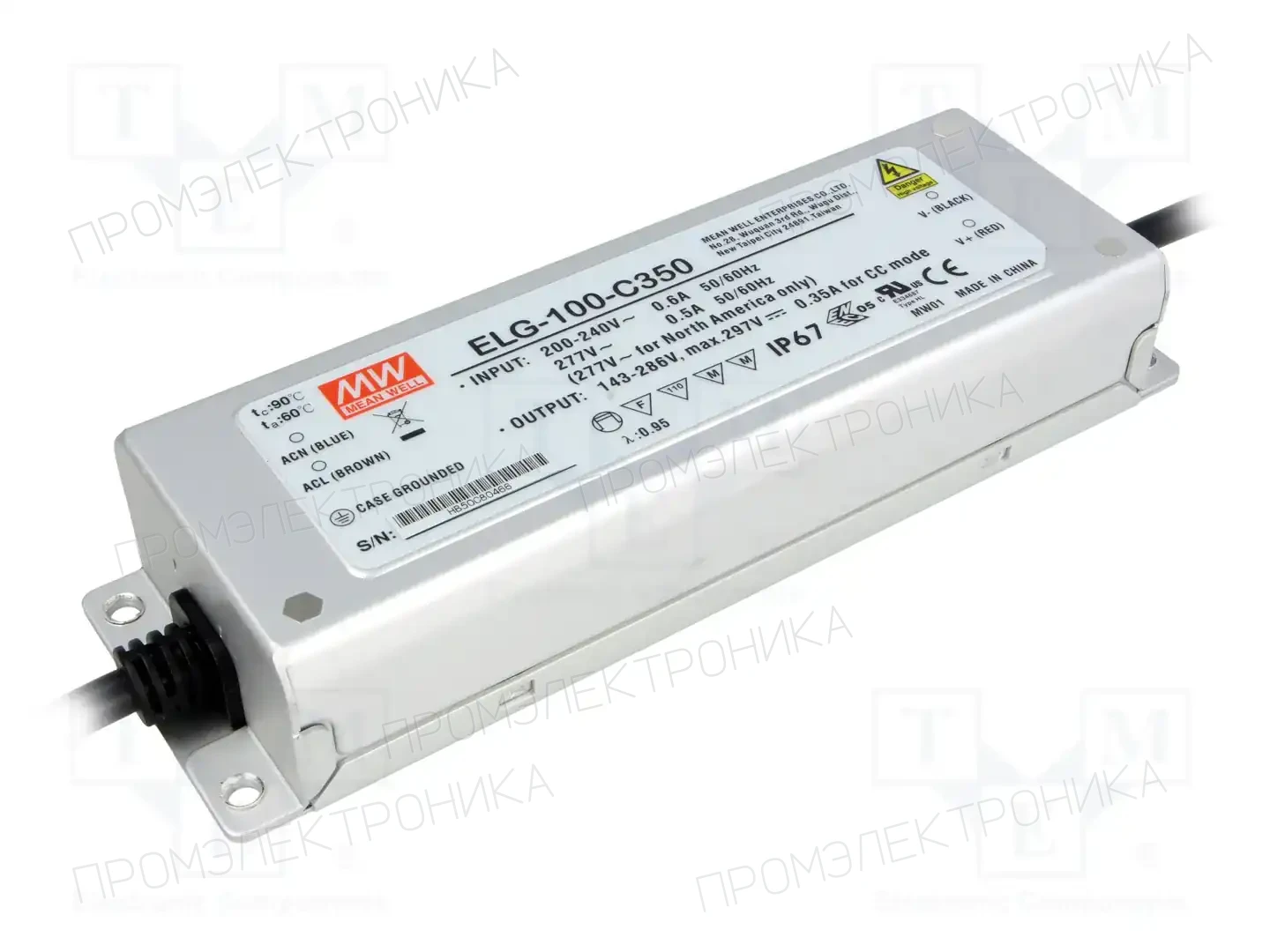 MEAN WELL ELG-100-C350 — Блоки питания для LED