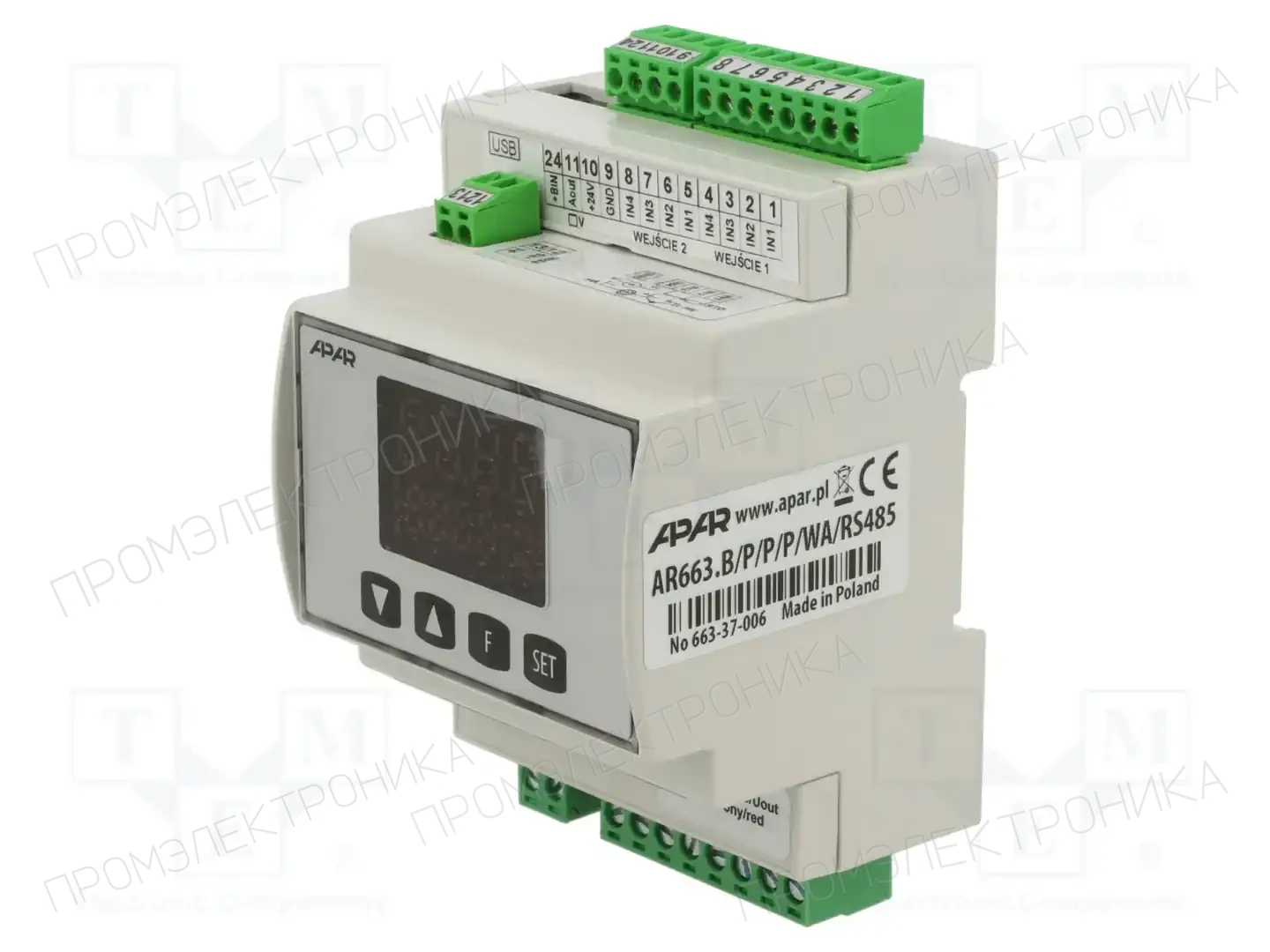 APAR AR663.B/P/P/P/WA/RS485 — Регуляторы температуры