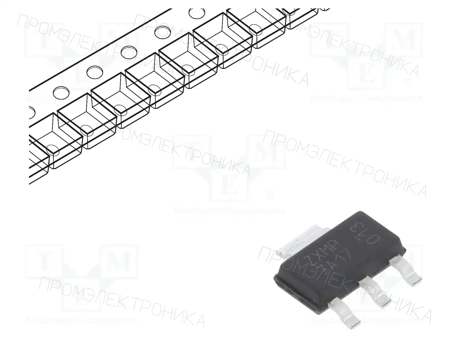 DIODES INCORPORATED ZXMP7A17GTA — Транзисторы с каналом P SMD