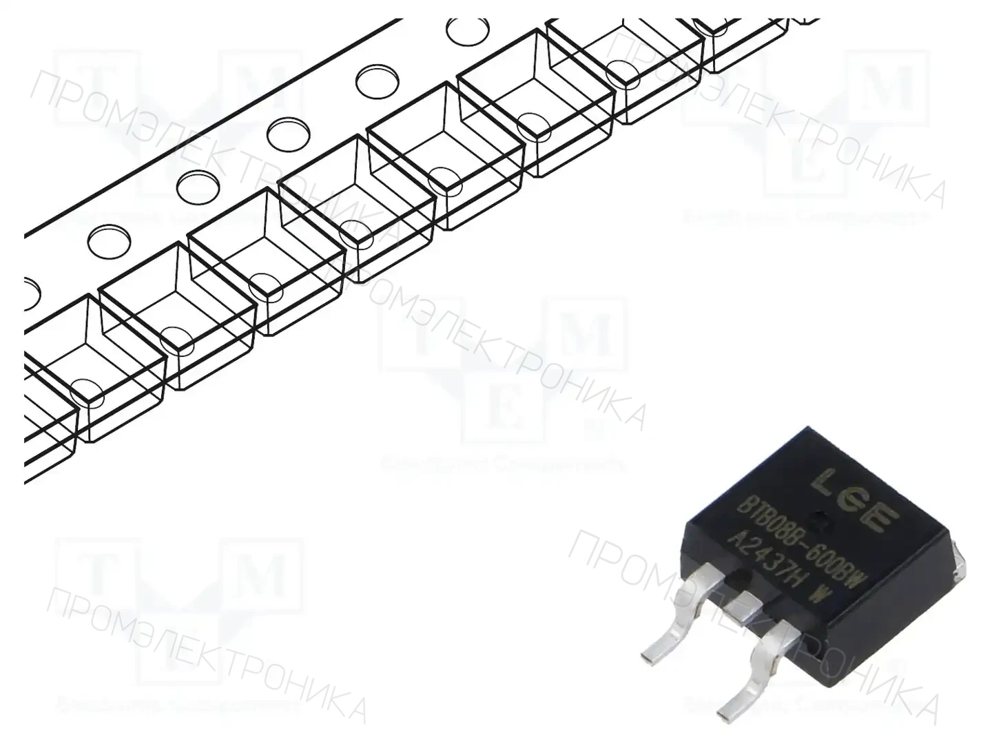 LUGUANG ELECTRONIC BTB08B-600BW — Симисторы