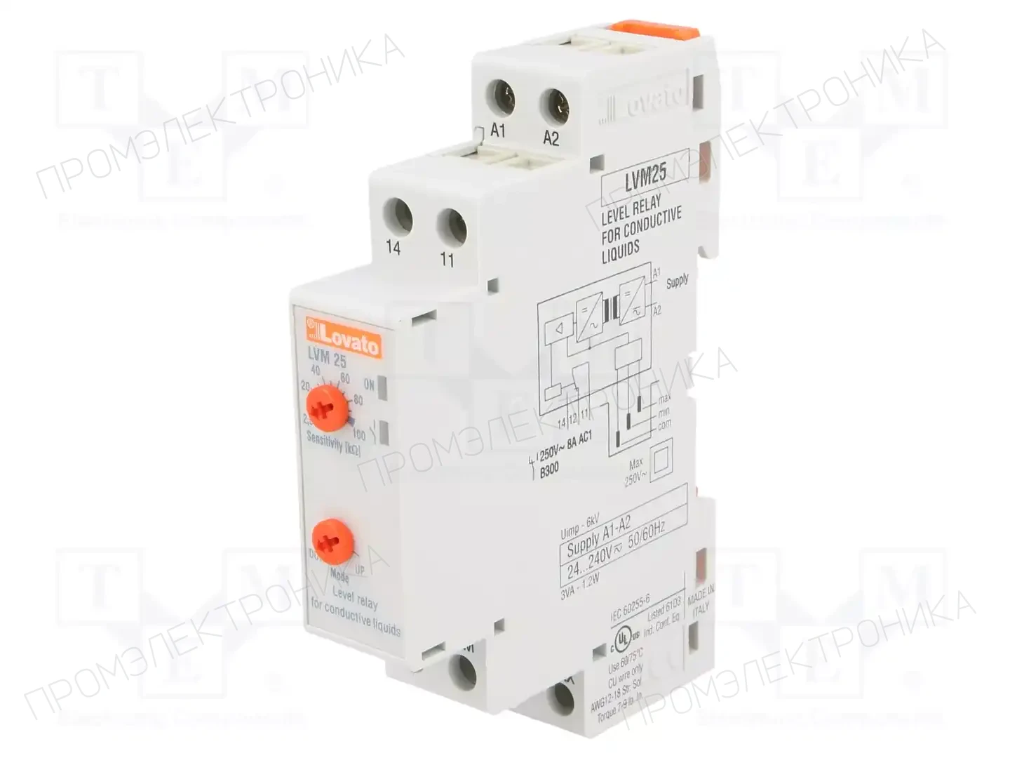 LOVATO ELECTRIC LVM25240 — Контрольные реле