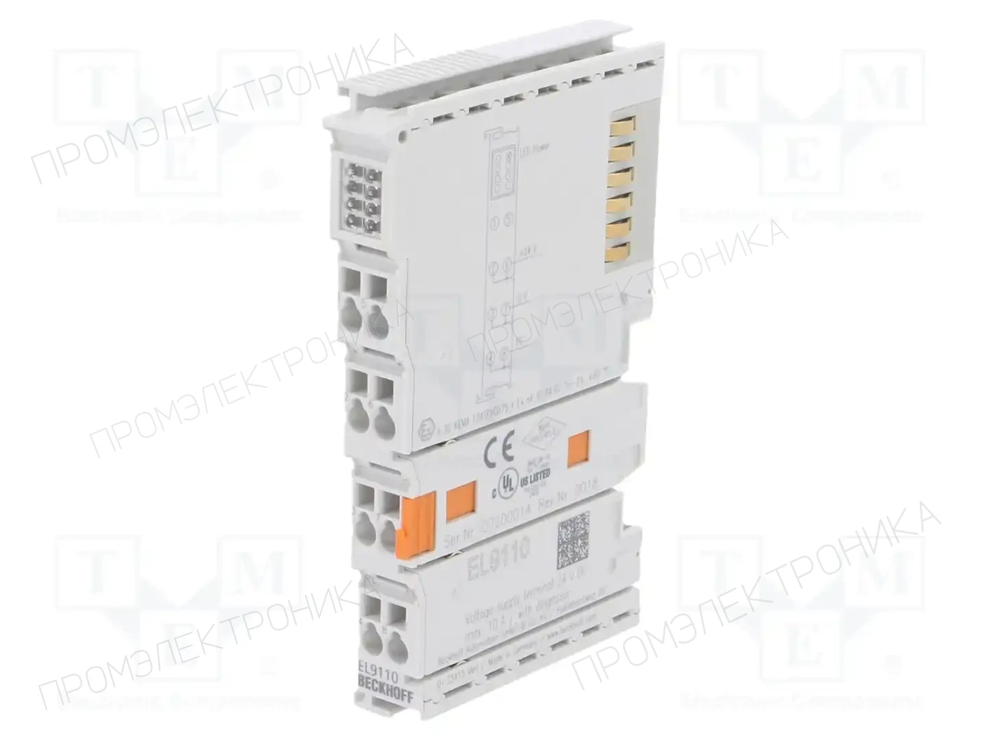 Beckhoff Automation EL9110 — Системы и модули ввода/вывода (I/O)