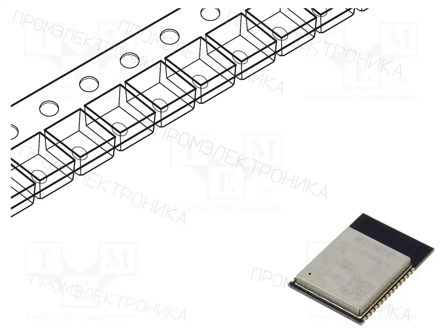ESPRESSIF ESP32-C6-WROOM-1-N4 — Модули IoT (WiFi/Bluetooth)