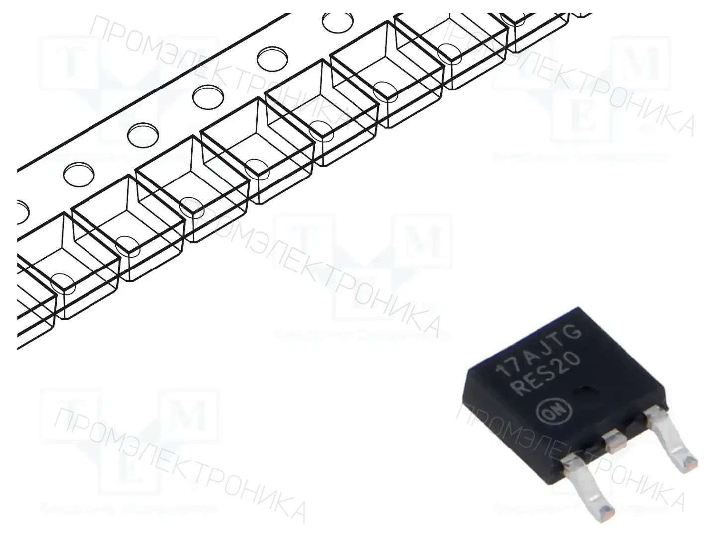 onsemi NCP1117IDTAT4G — Стабилизаторы напряжения регулир. LDO