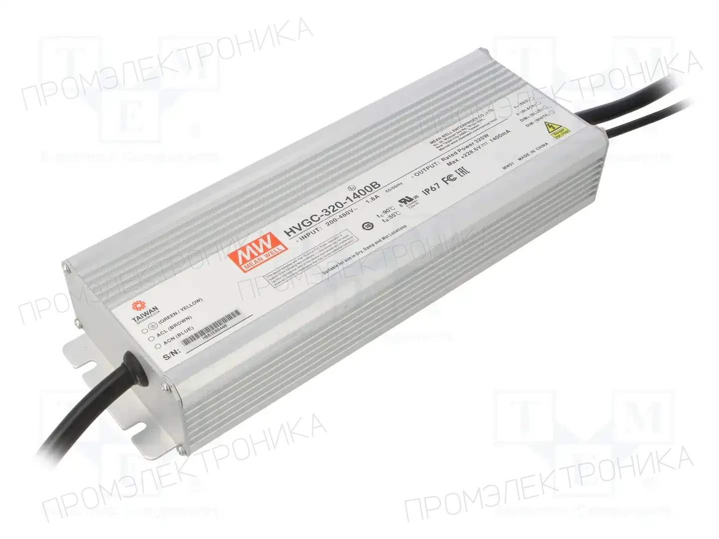 MEAN WELL HVGC-320-1400B — Блоки питания для LED