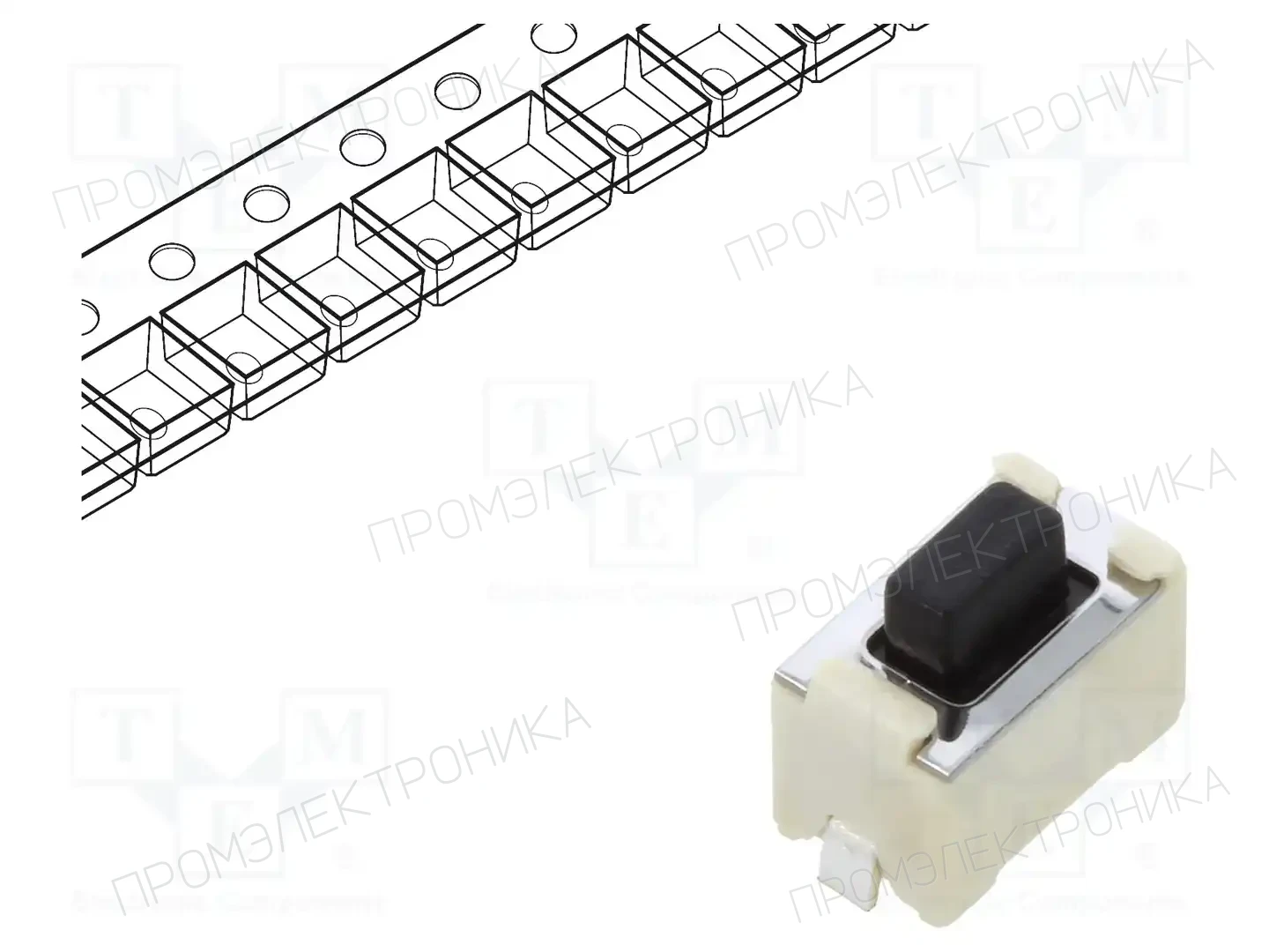 ALPS SKQMATE010 — Микропереключатели TACT