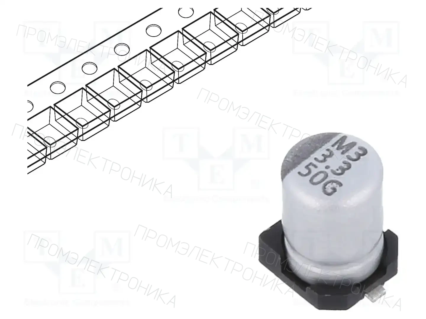 VISHAY GSC00AB3R31HARL — Конденсаторы электролитические SMD