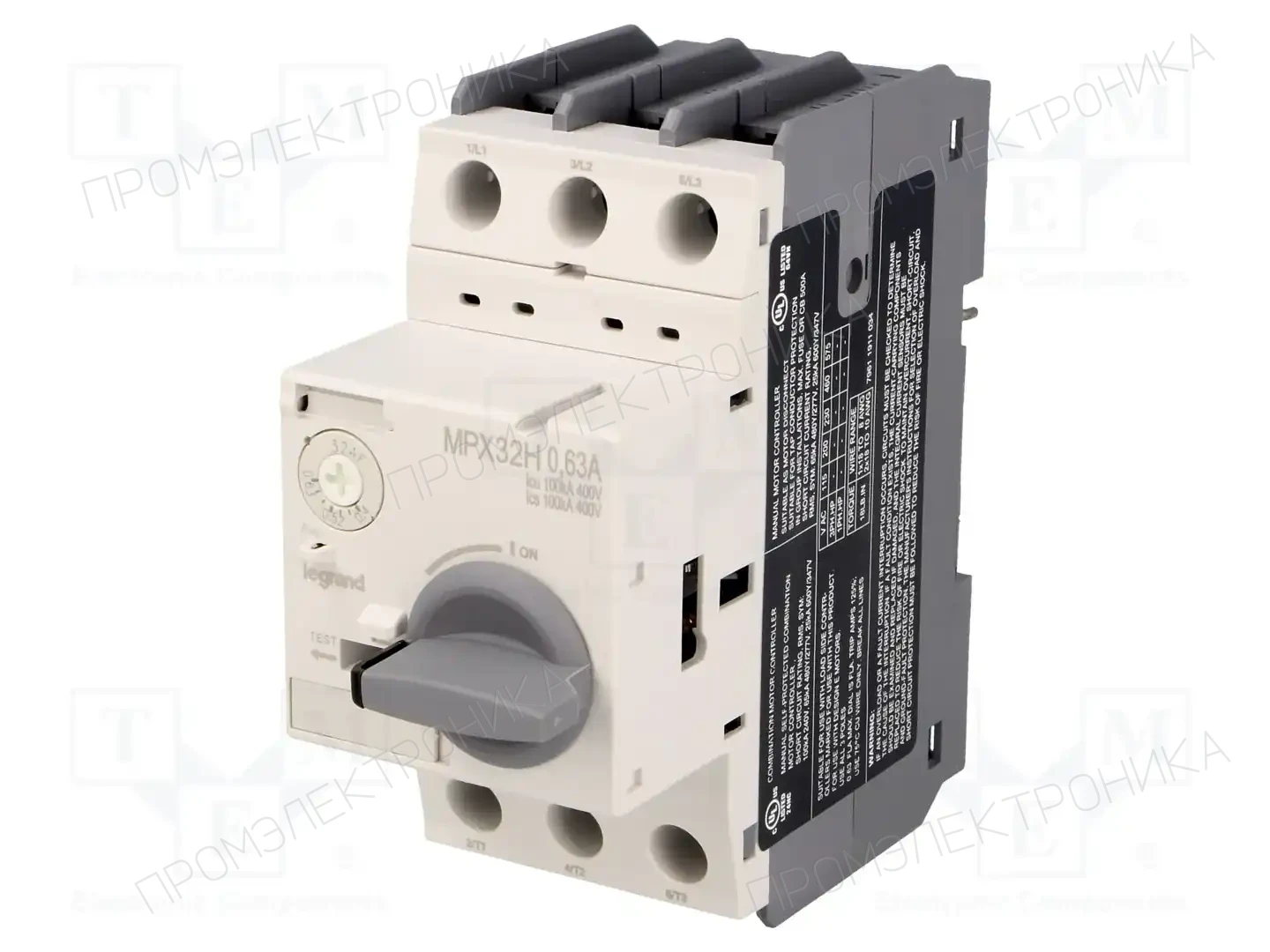 LEGRAND MPX3 32H 0.4-0.63A — Выключатели двигательные
