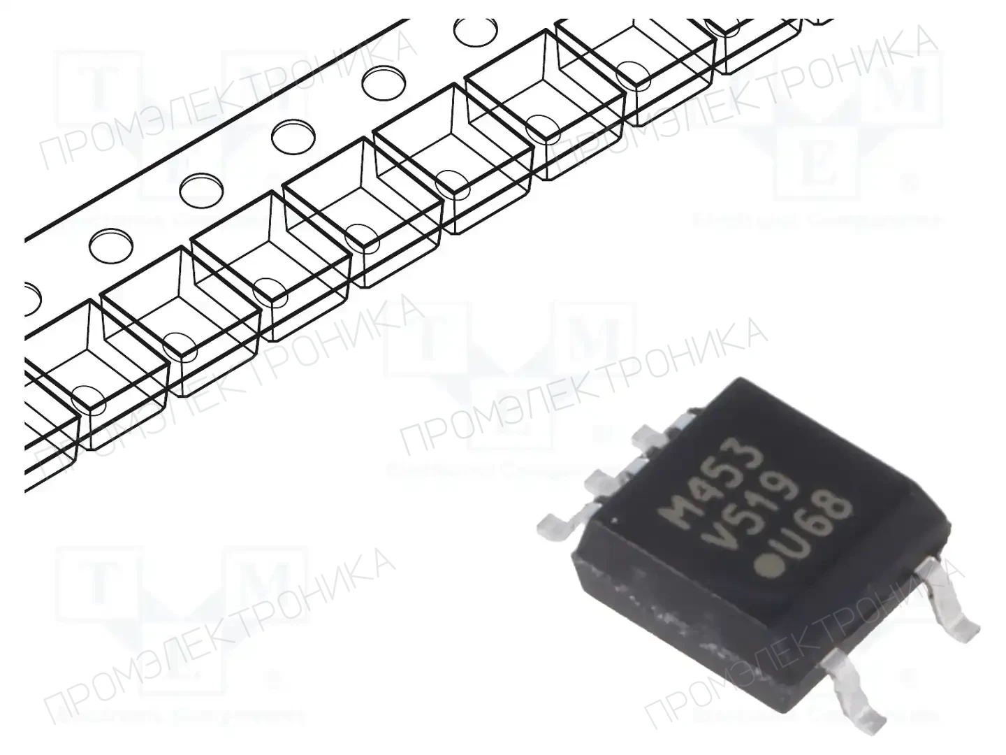 VISHAY VOM453T — Оптроны – аналоговый выход