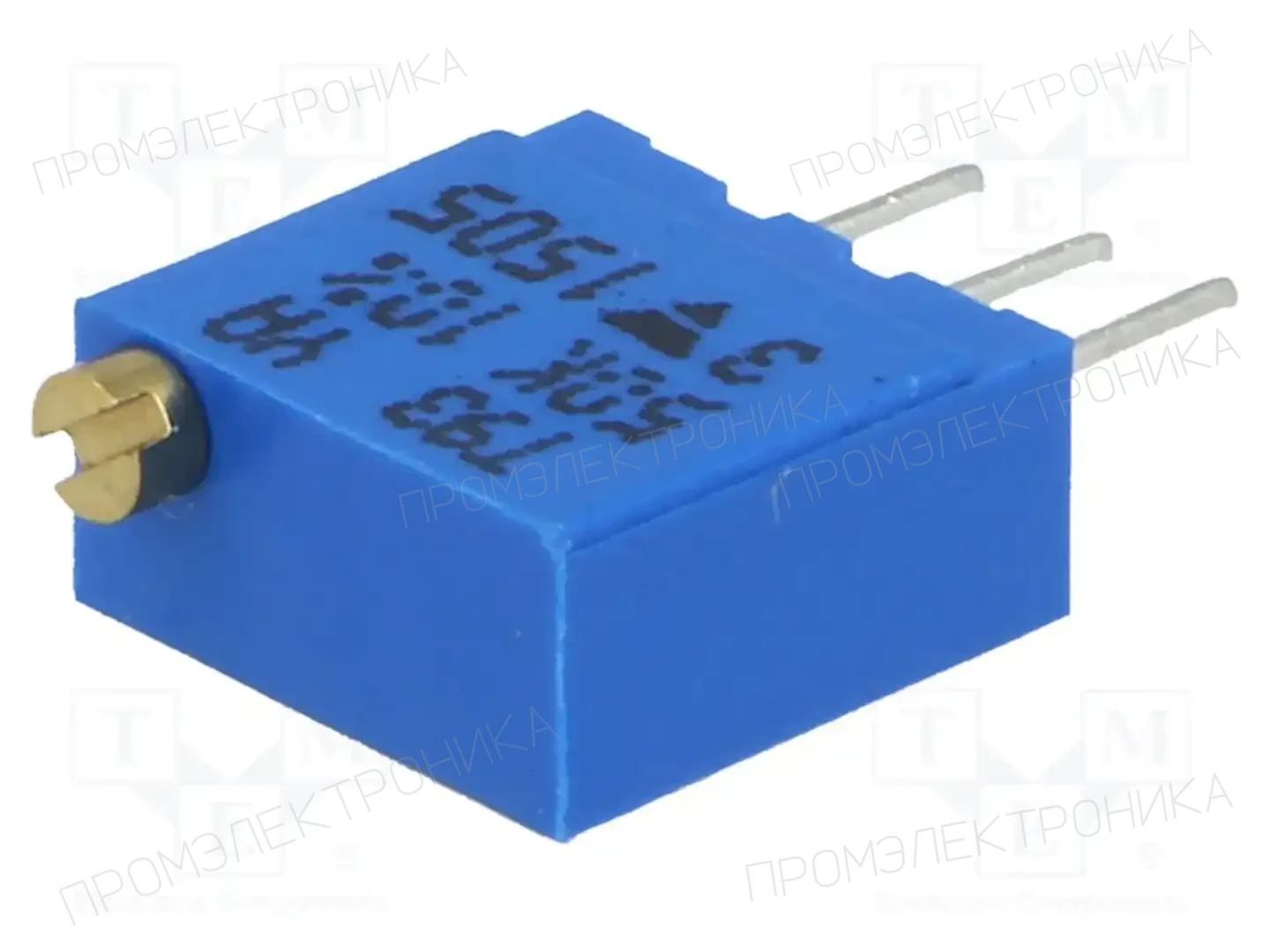 VISHAY T93YA503KT20 — Потенциометры THT многооборотные 3/8 дм