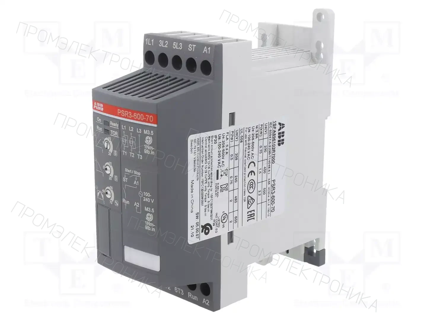 ABB 1SFA896103R7000 — Устройства плавного пуска