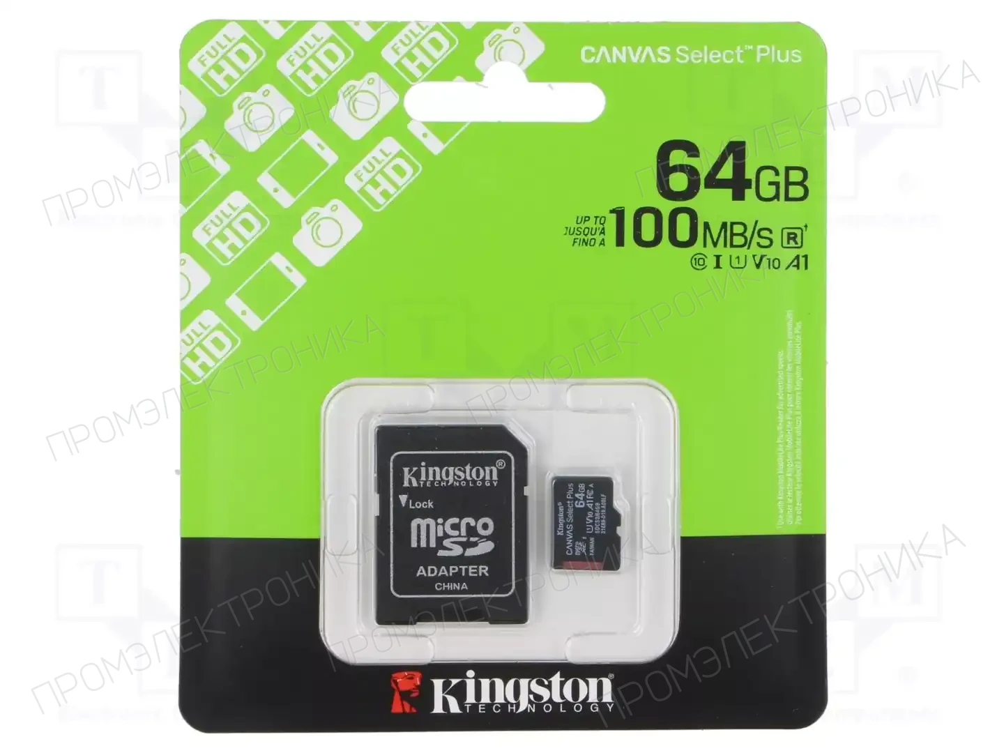 KINGSTON TECHNOLOGY SDCS3/64GB — Карты памяти
