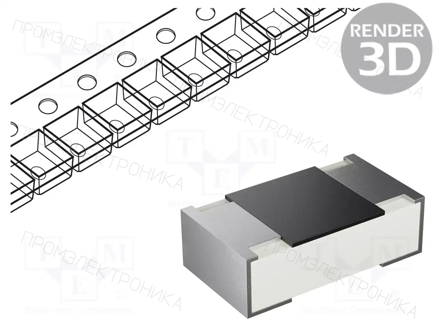 VISHAY M55342K11B24D3PSU — Резисторы SMD