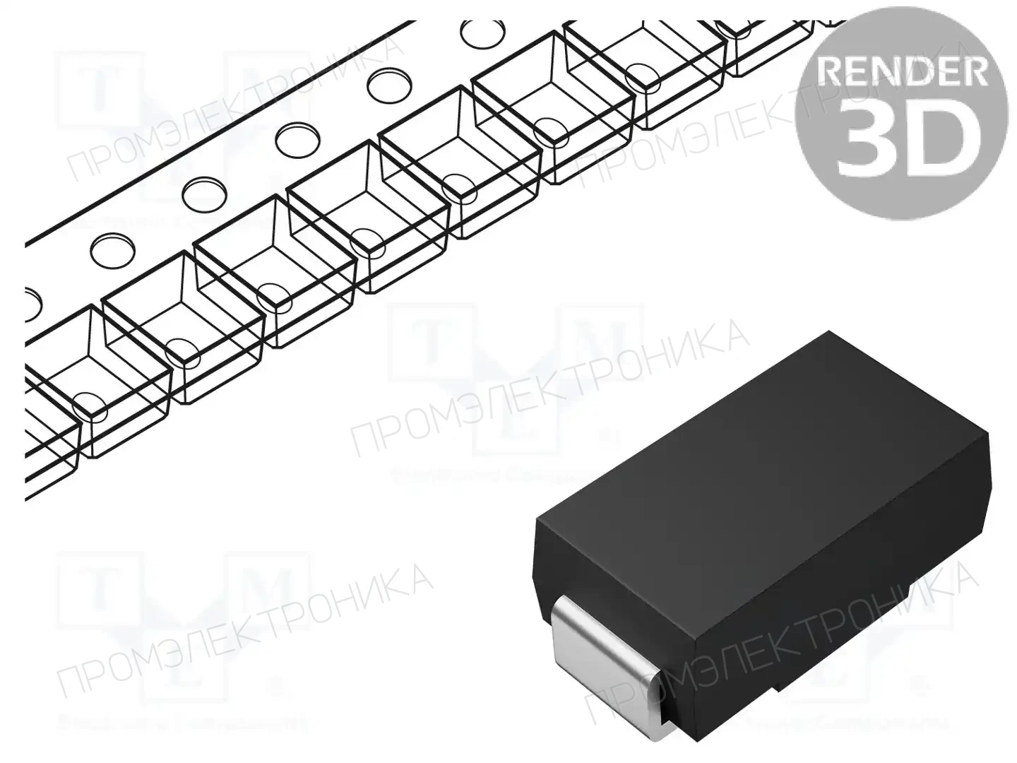 SMC DIODE SOLUTIONS 10BQ015TR — Диоды Шотки SMD