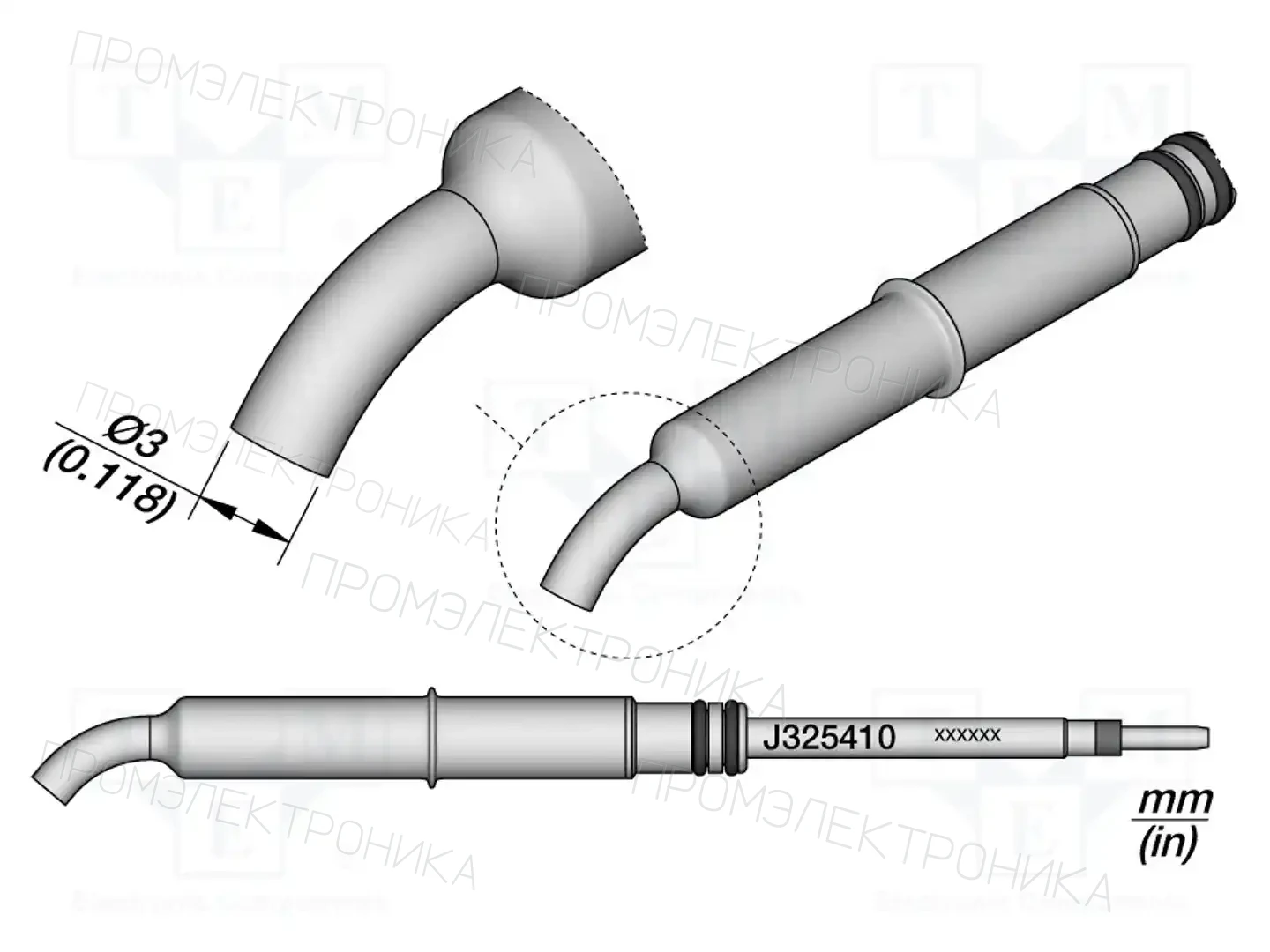 JBC TOOLS J325410 — Сопла горячего воздуха