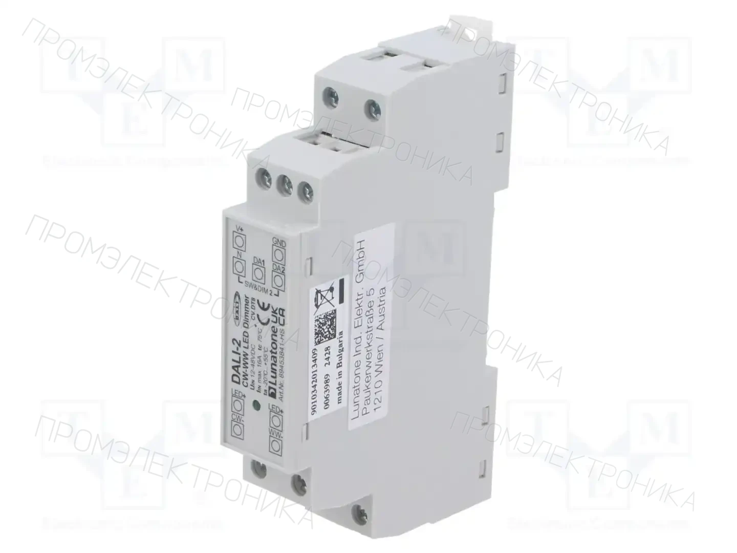 Lunatone DALI DT8 CW-WW PWM 16A, DIN RAIL — Блоки питания для LED