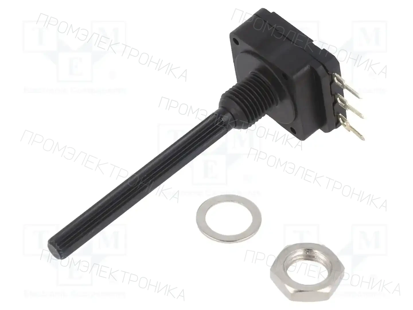 PIHER PC16SH-07CP04-104A2020-TA — Потенциометры однооборотные угольные