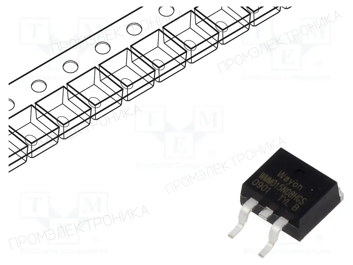 WAYON WMM015N08HGS — Транзисторы с каналом N SMD